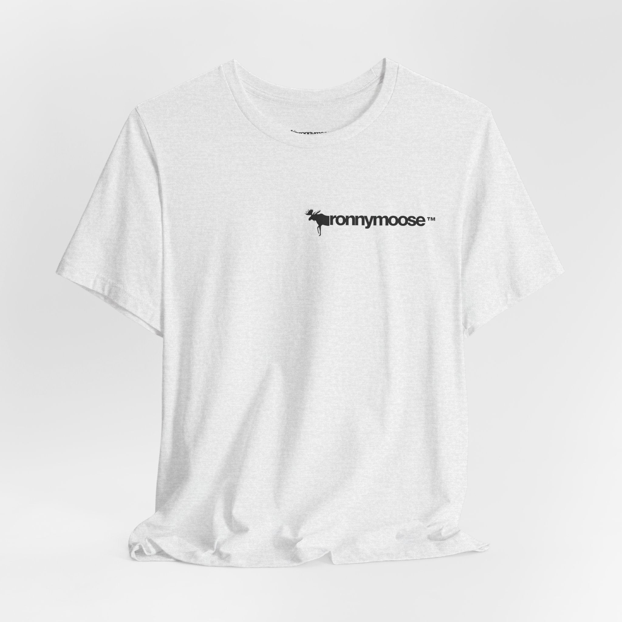 ronnymoose - leopard print moose sign tee