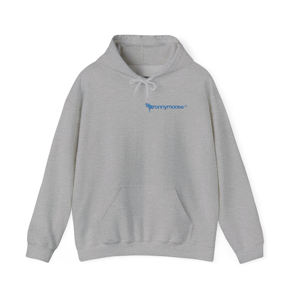 ronnymoose - blue zebra hoodie