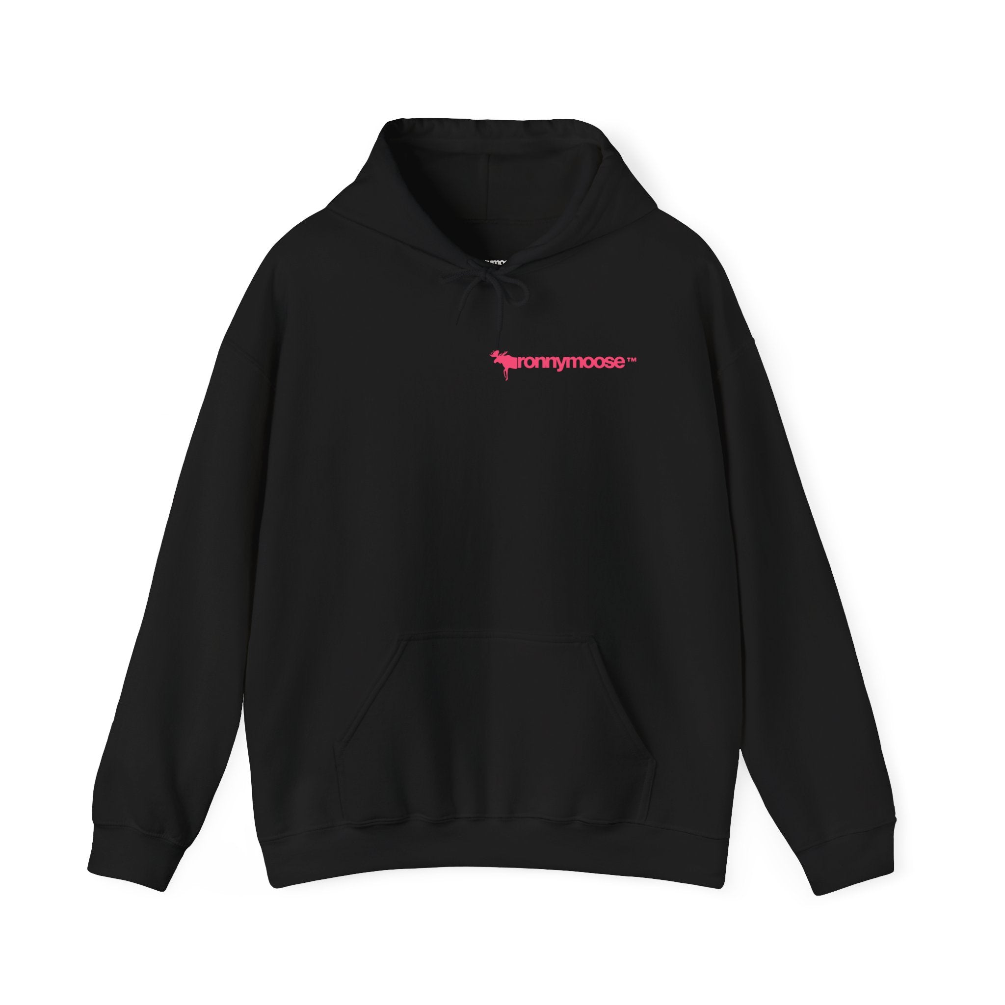 ronnymoose - pink logo hoodie
