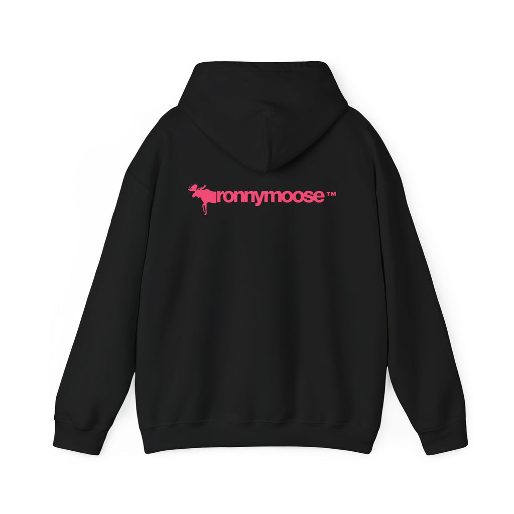 ronnymoose - pink logo hoodie