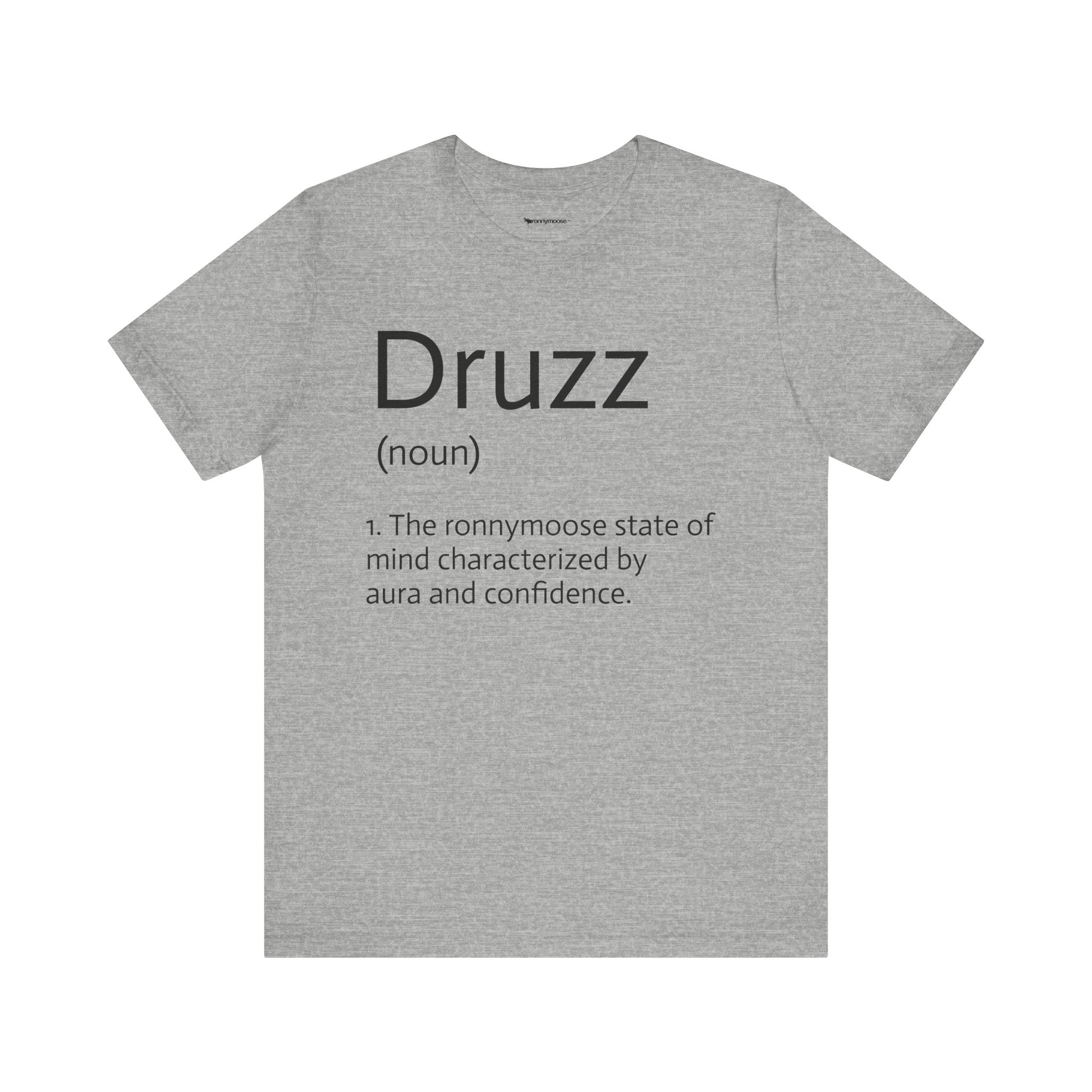 Druzz Definition T-Shirt — RonnyMoose Logo Graphic Tee