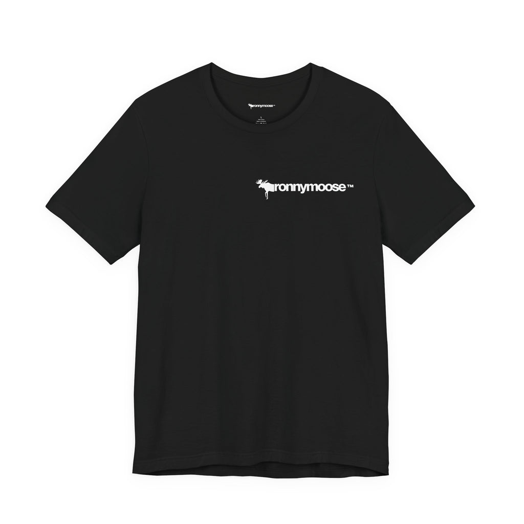 ronnymoose - leopard print moose sign tee