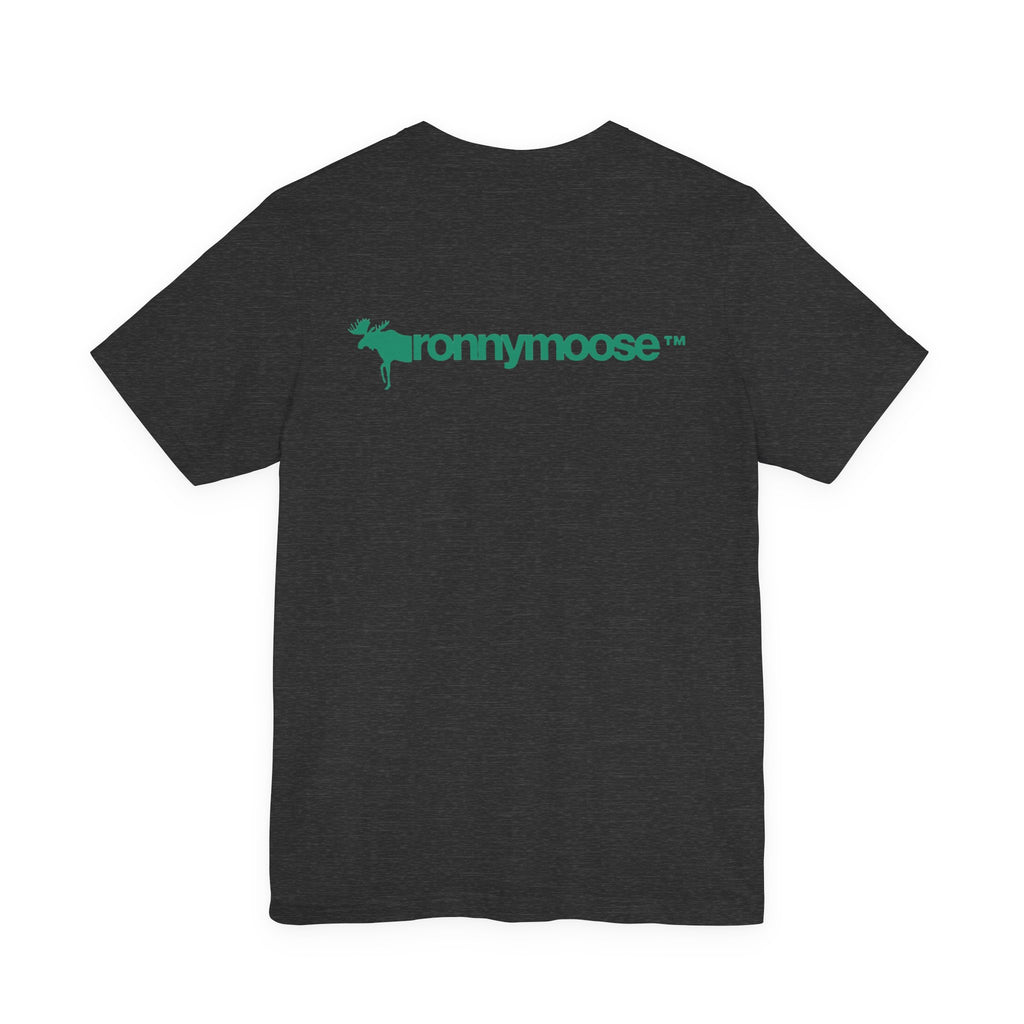 ronnymoose green logo tee