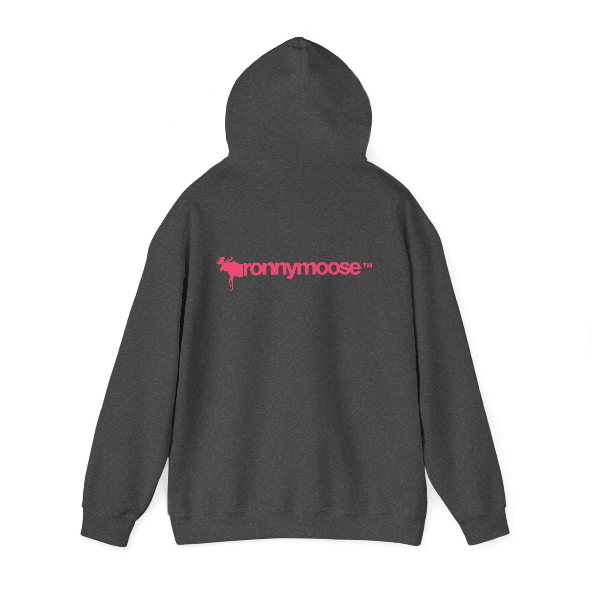 ronnymoose - pink logo hoodie