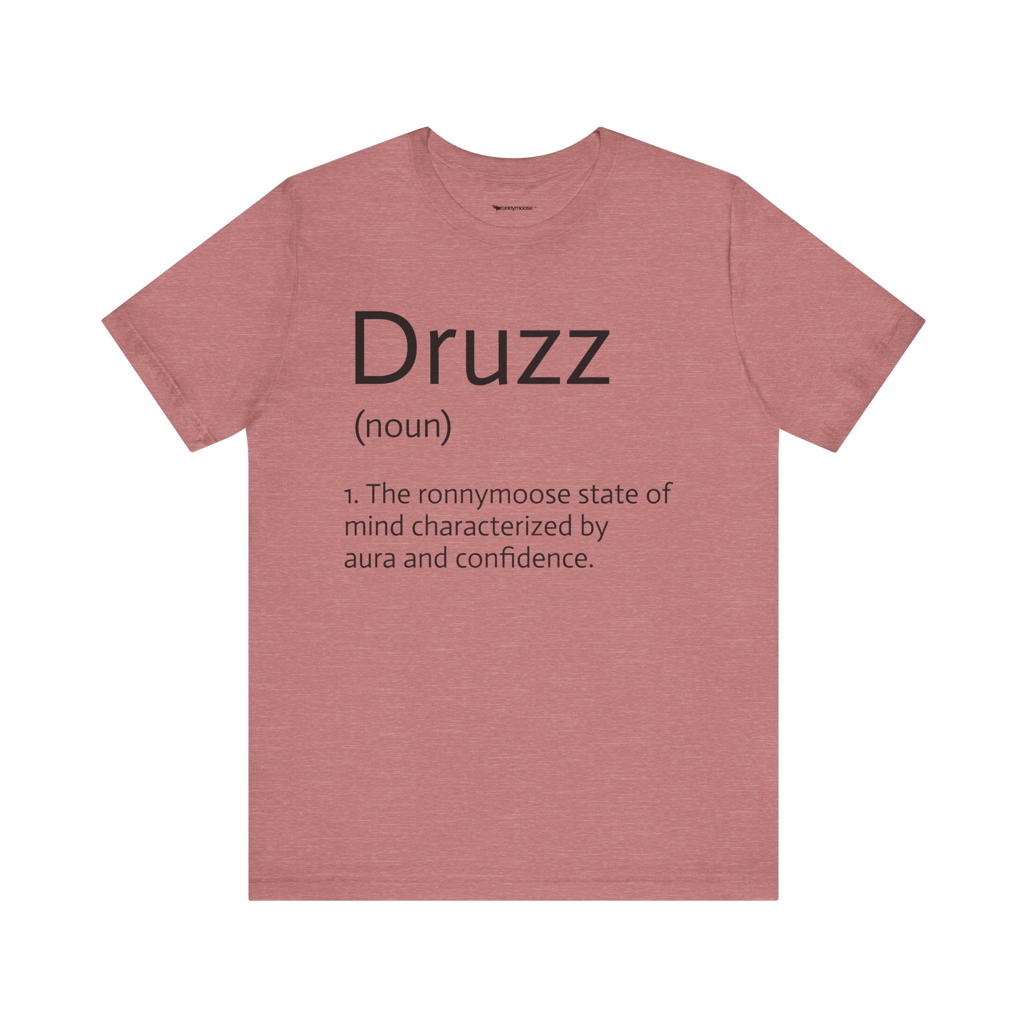 Druzz Definition T-Shirt — RonnyMoose Logo Graphic Tee