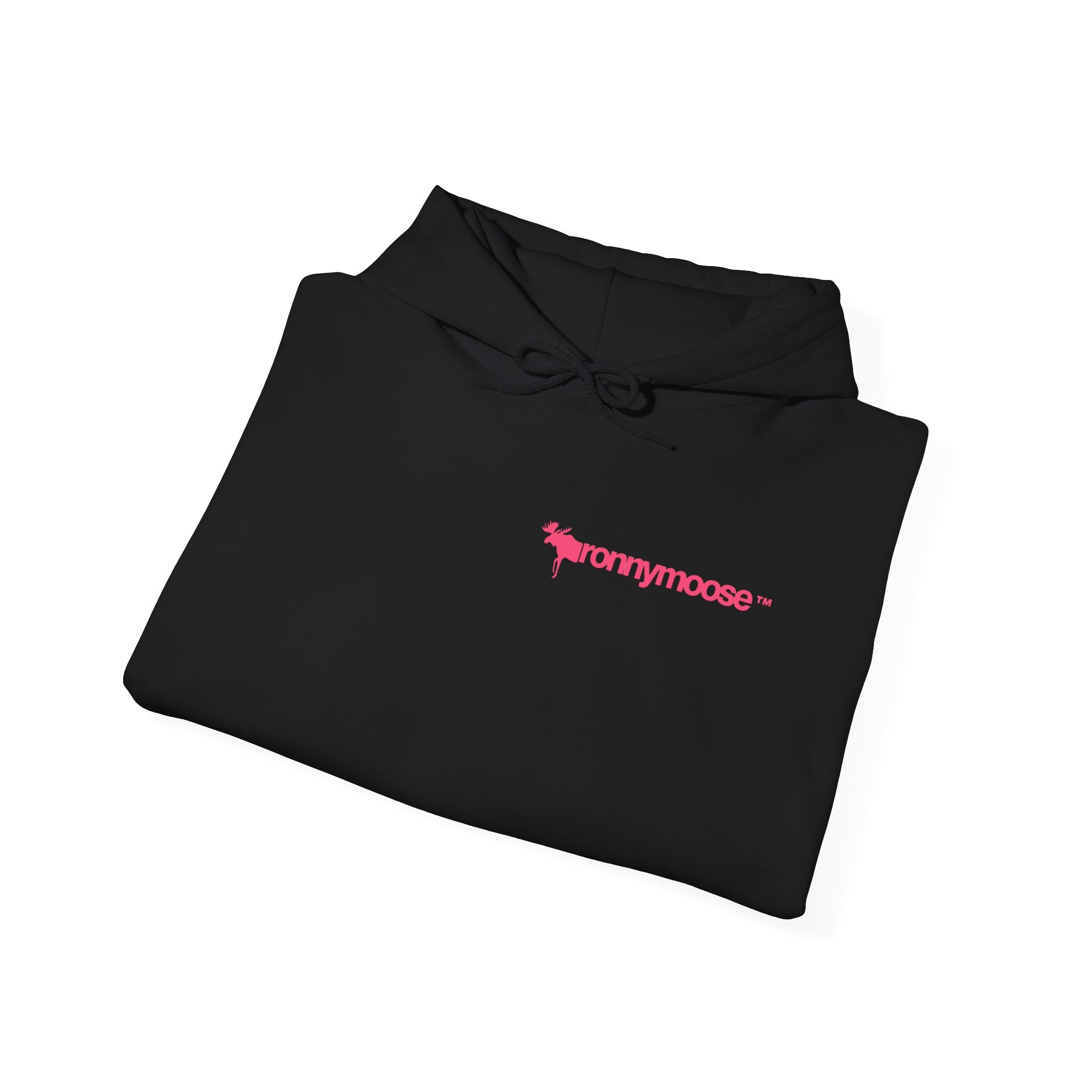 ronnymoose - pink logo hoodie