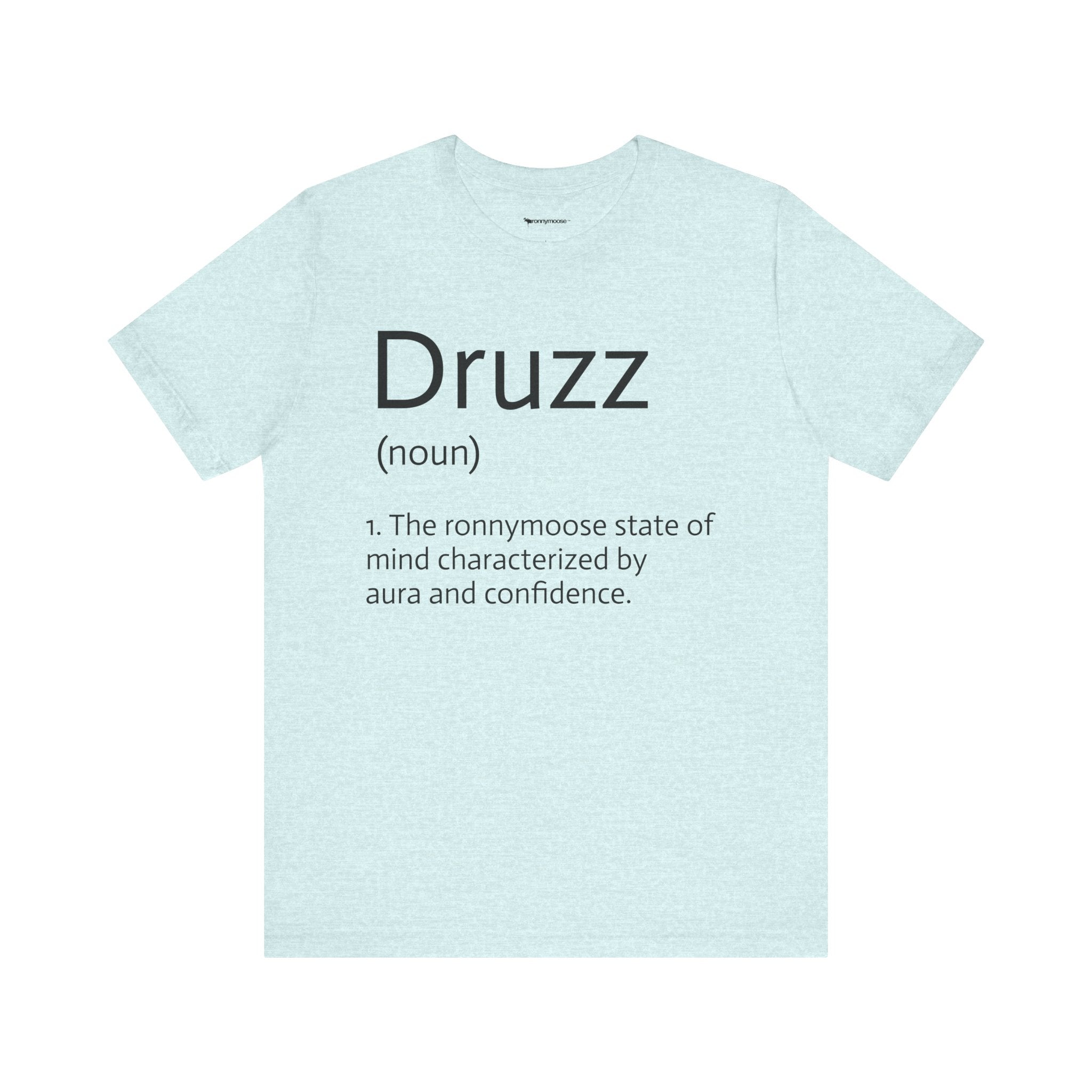 Druzz Definition T-Shirt — RonnyMoose Logo Graphic Tee