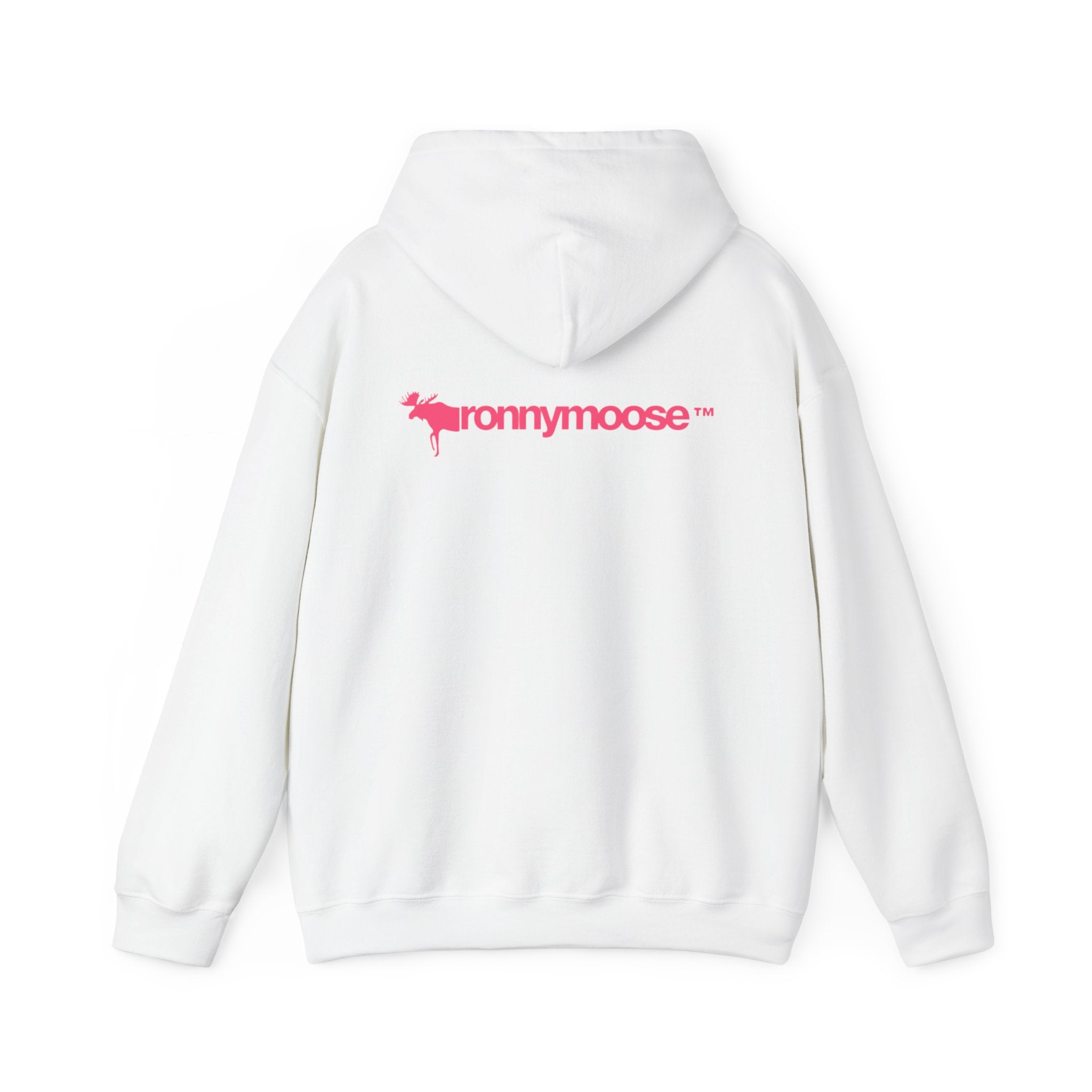 ronnymoose - pink logo hoodie