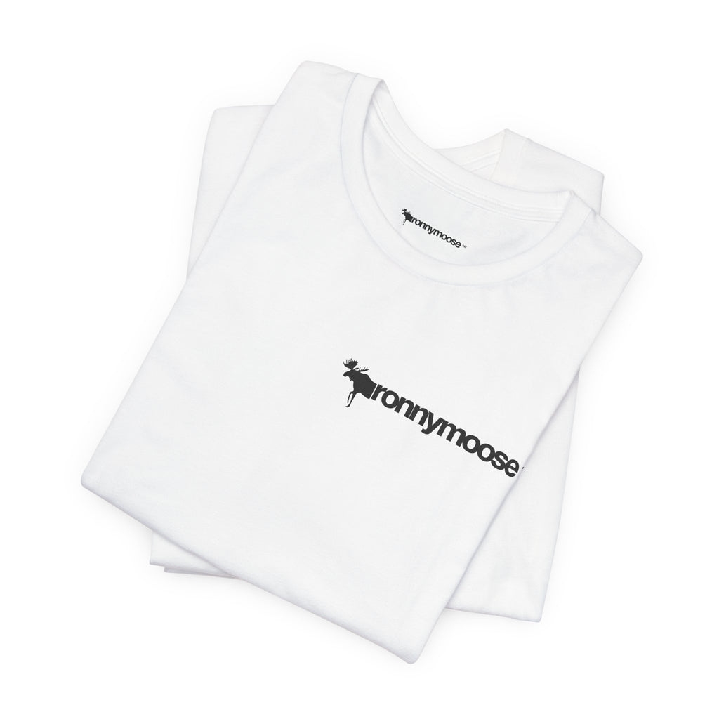 ronnymoose - leopard print moose sign tee