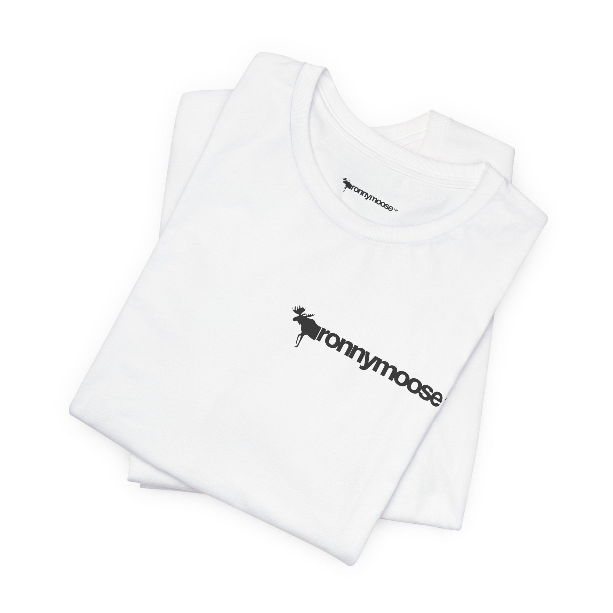 ronnymoose - leopard print moose sign tee