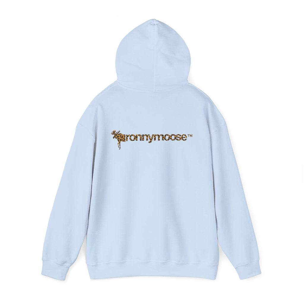 ronnymoose - cheetah logo hoodie