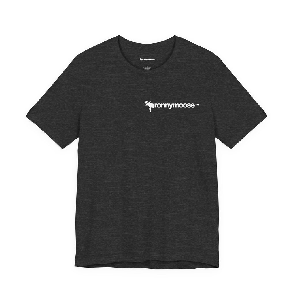 ronnymoose - leopard print moose sign tee