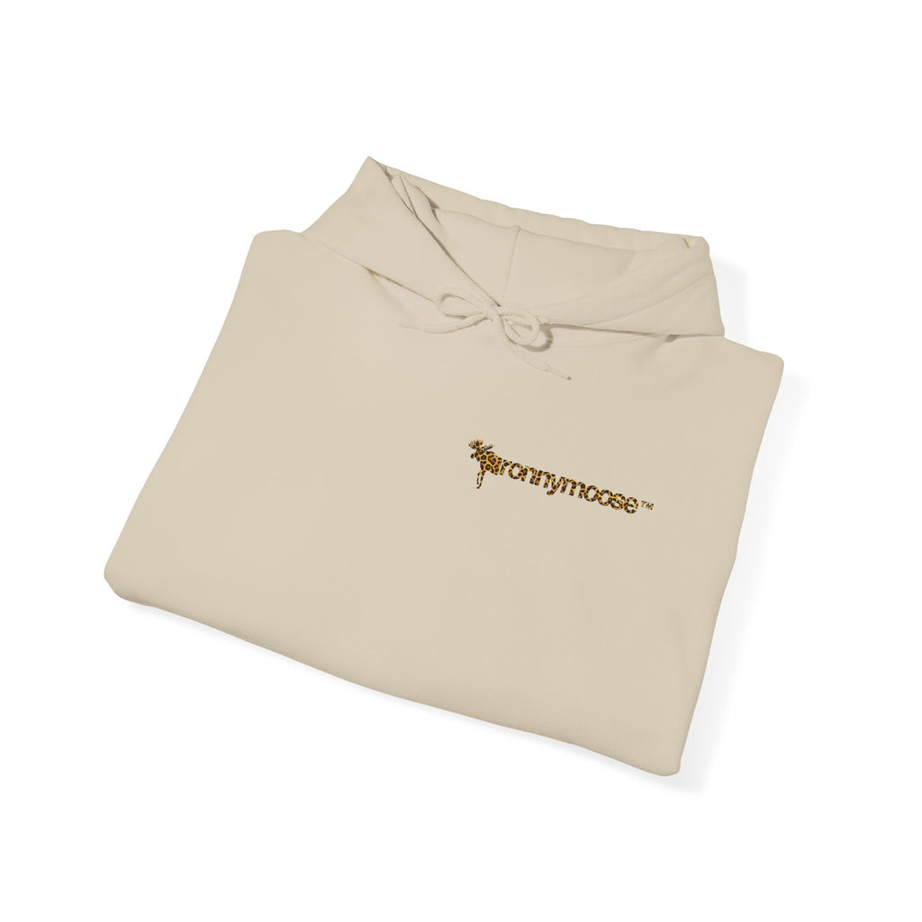 ronnymoose - cheetah logo hoodie