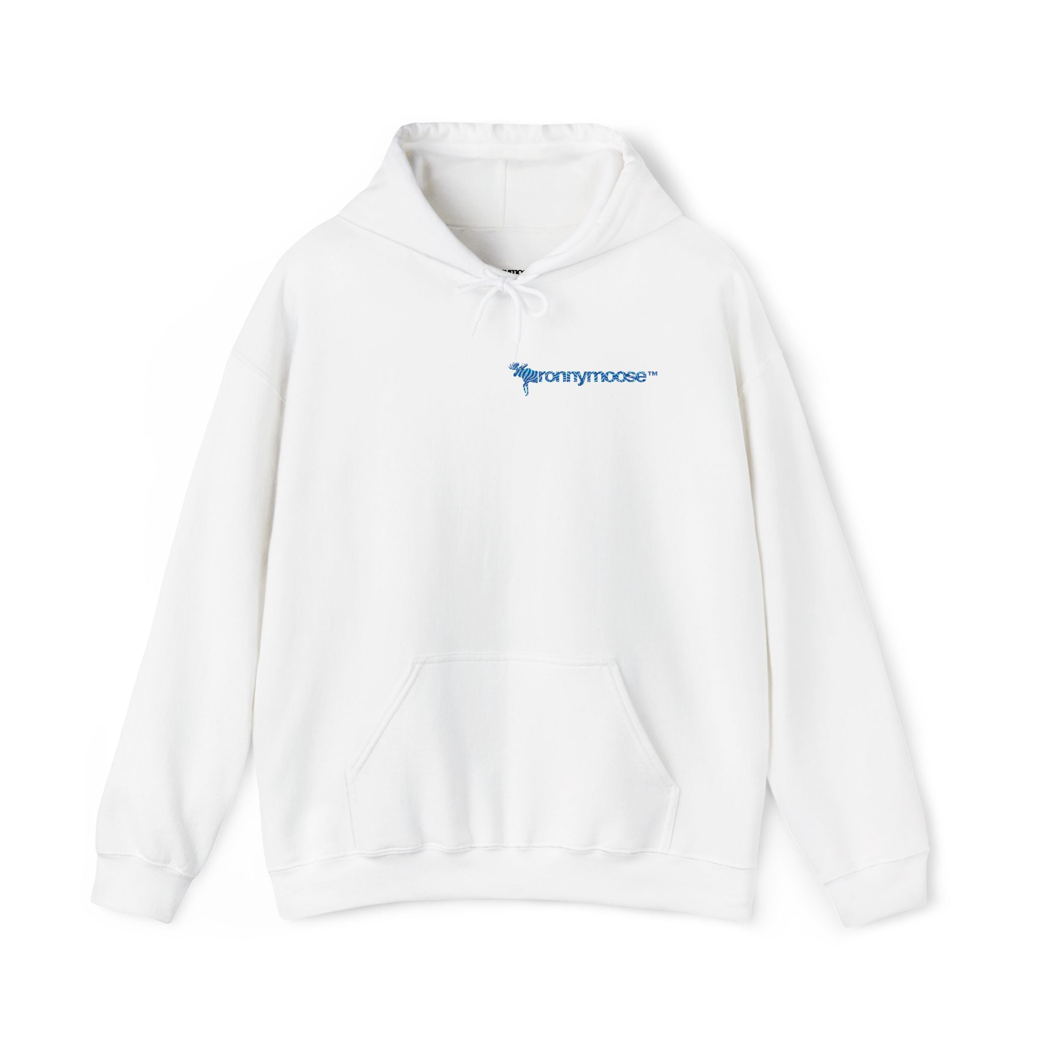 ronnymoose - blue zebra hoodie