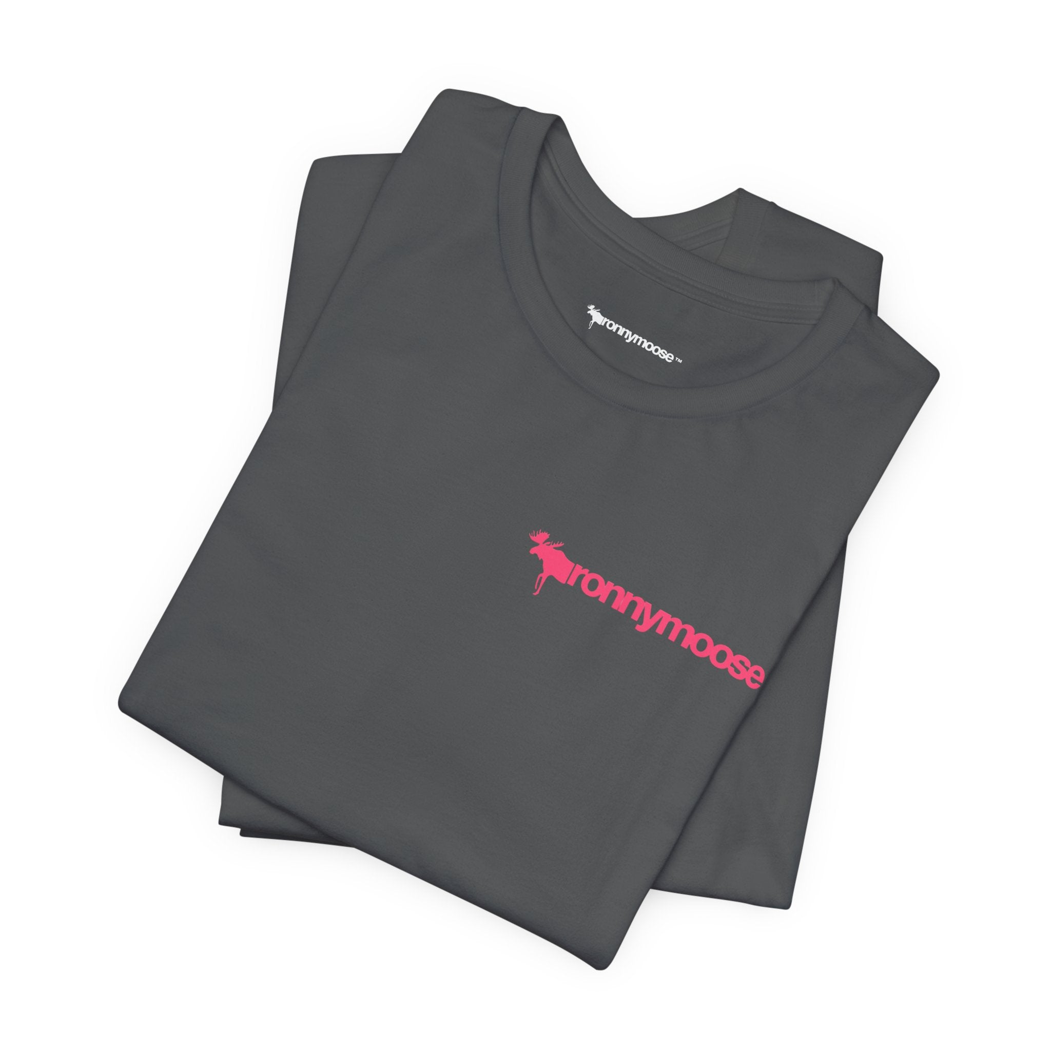 ronnymoose - pink logo tee