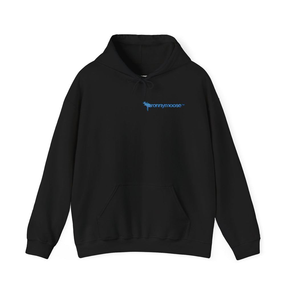 ronnymoose - blue zebra hoodie