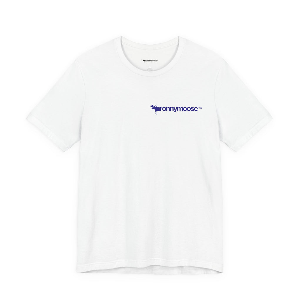 ronnymoose - blue logo tee