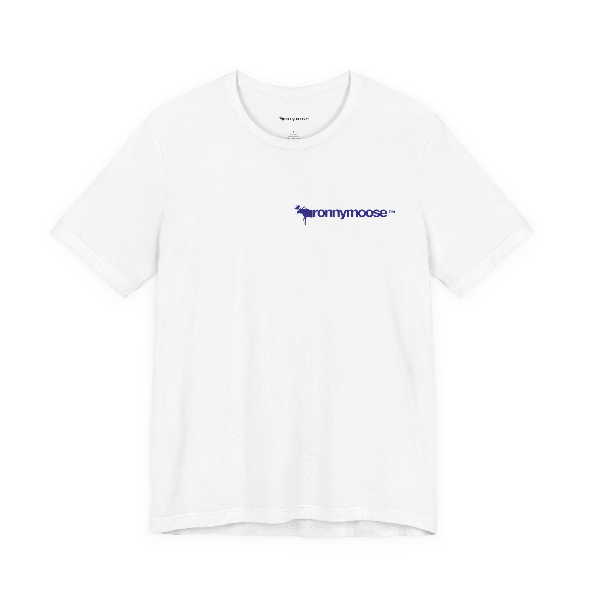 ronnymoose - blue logo tee