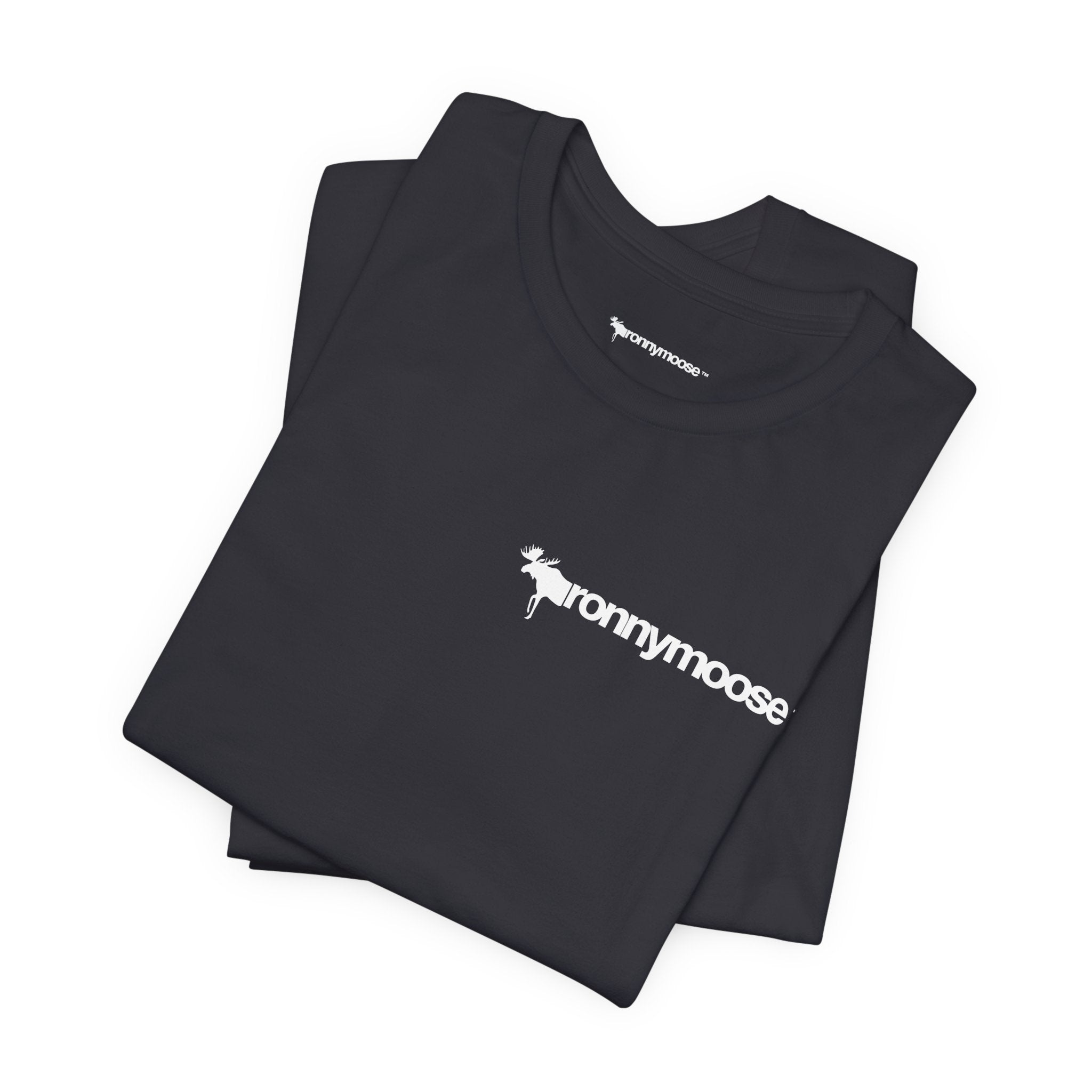 ronnymoose - leopard print moose sign tee