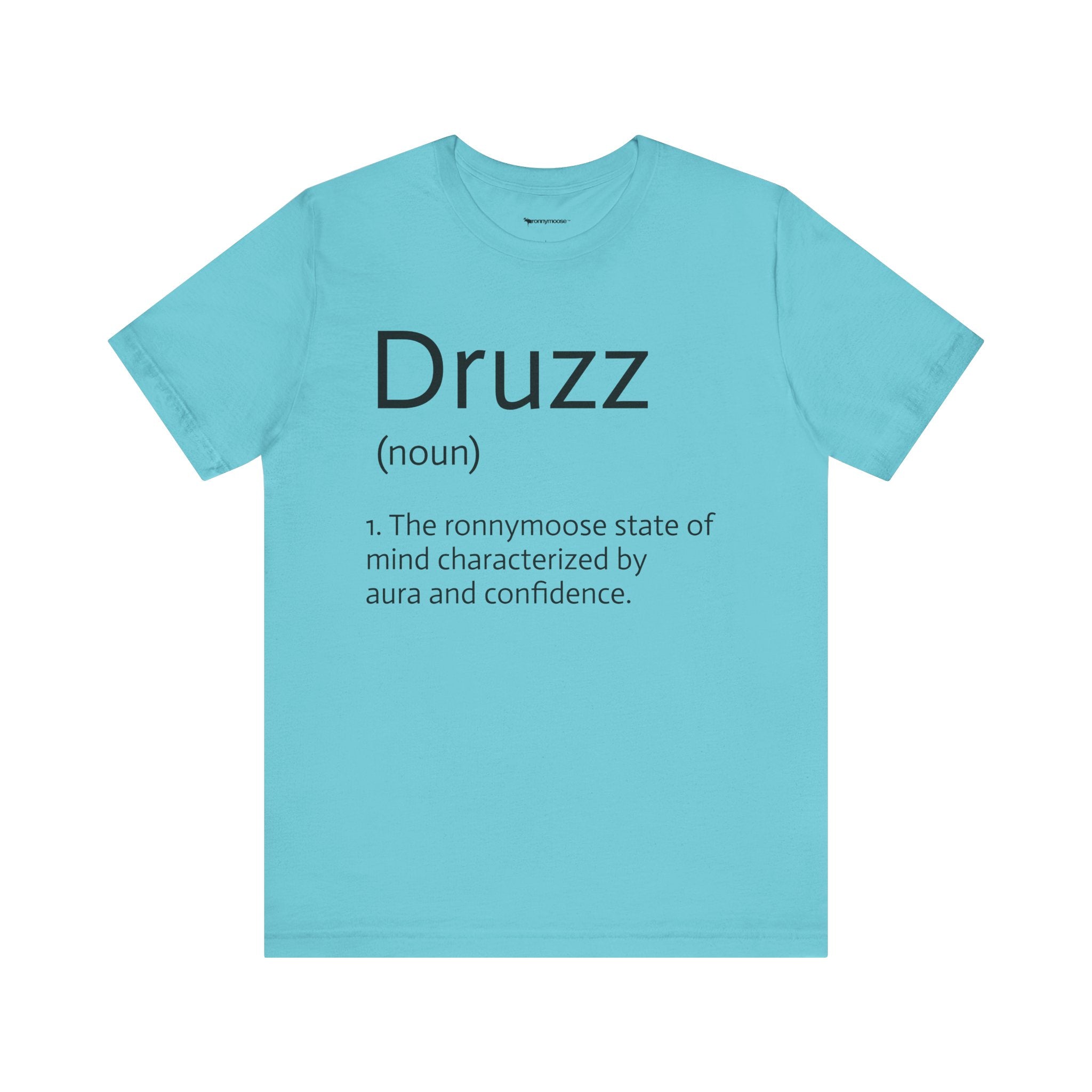Druzz Definition T-Shirt — RonnyMoose Logo Graphic Tee