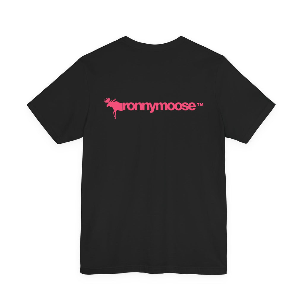 ronnymoose - pink logo tee