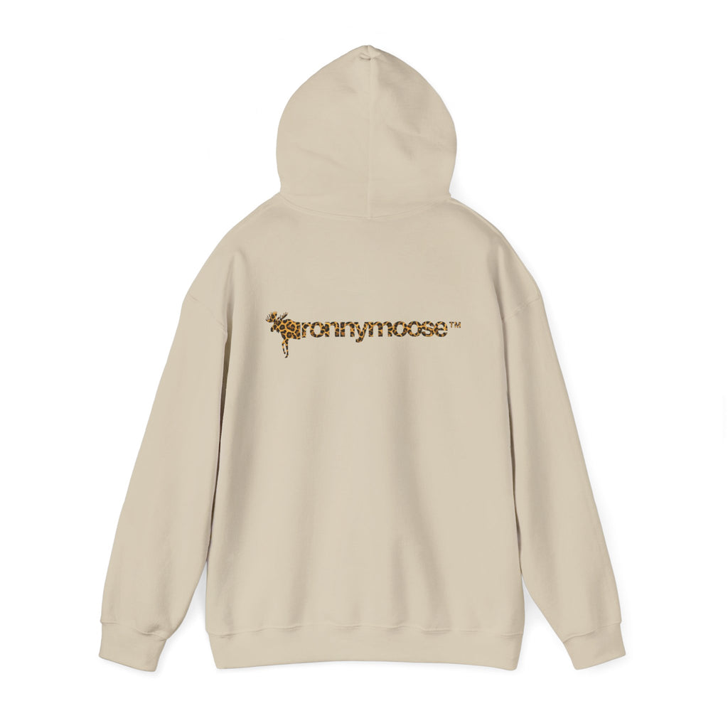 ronnymoose - cheetah logo hoodie