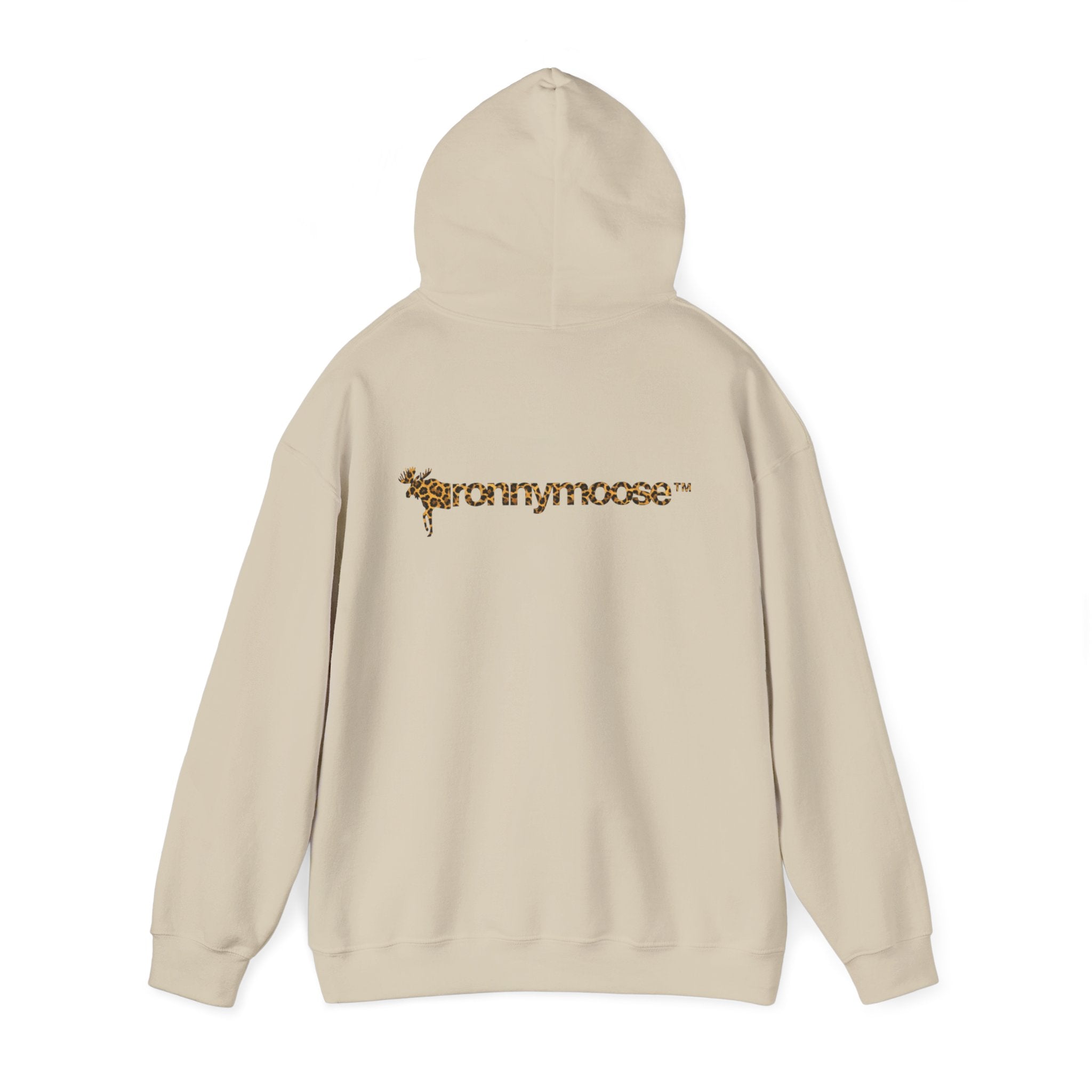 ronnymoose - cheetah logo hoodie