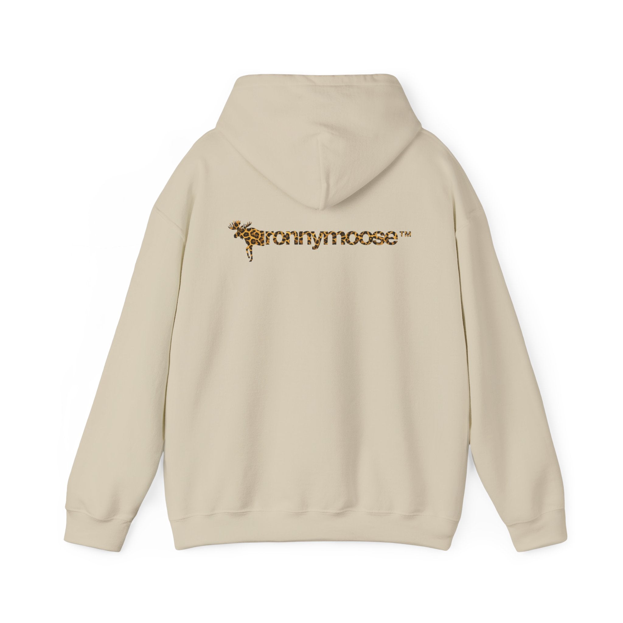 ronnymoose - cheetah logo hoodie