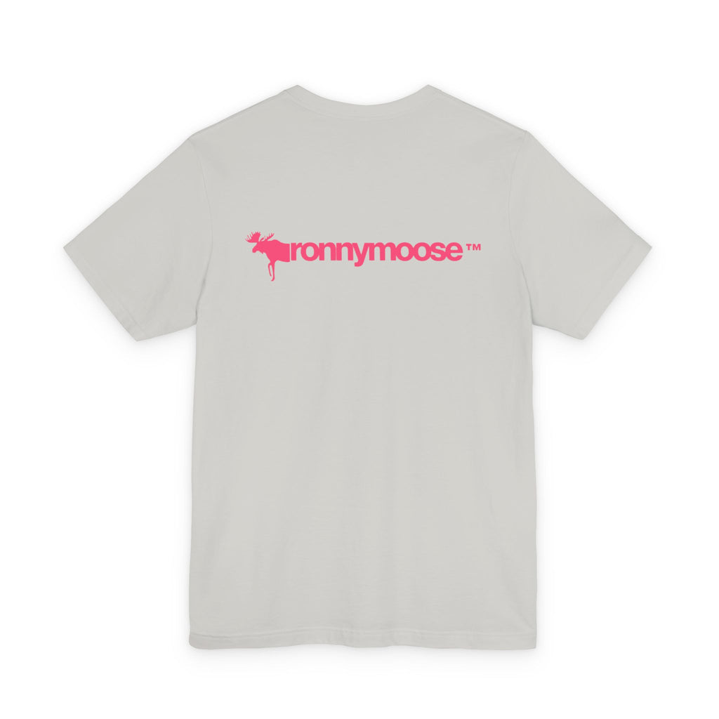 ronnymoose - pink logo tee