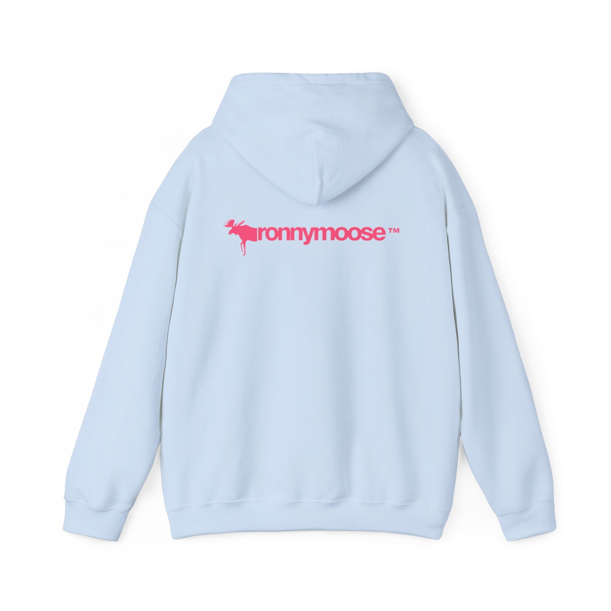 ronnymoose - pink logo hoodie
