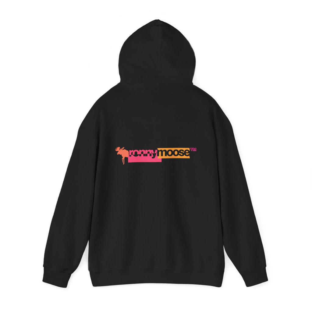 ronnymoose - orange+pink hoodie