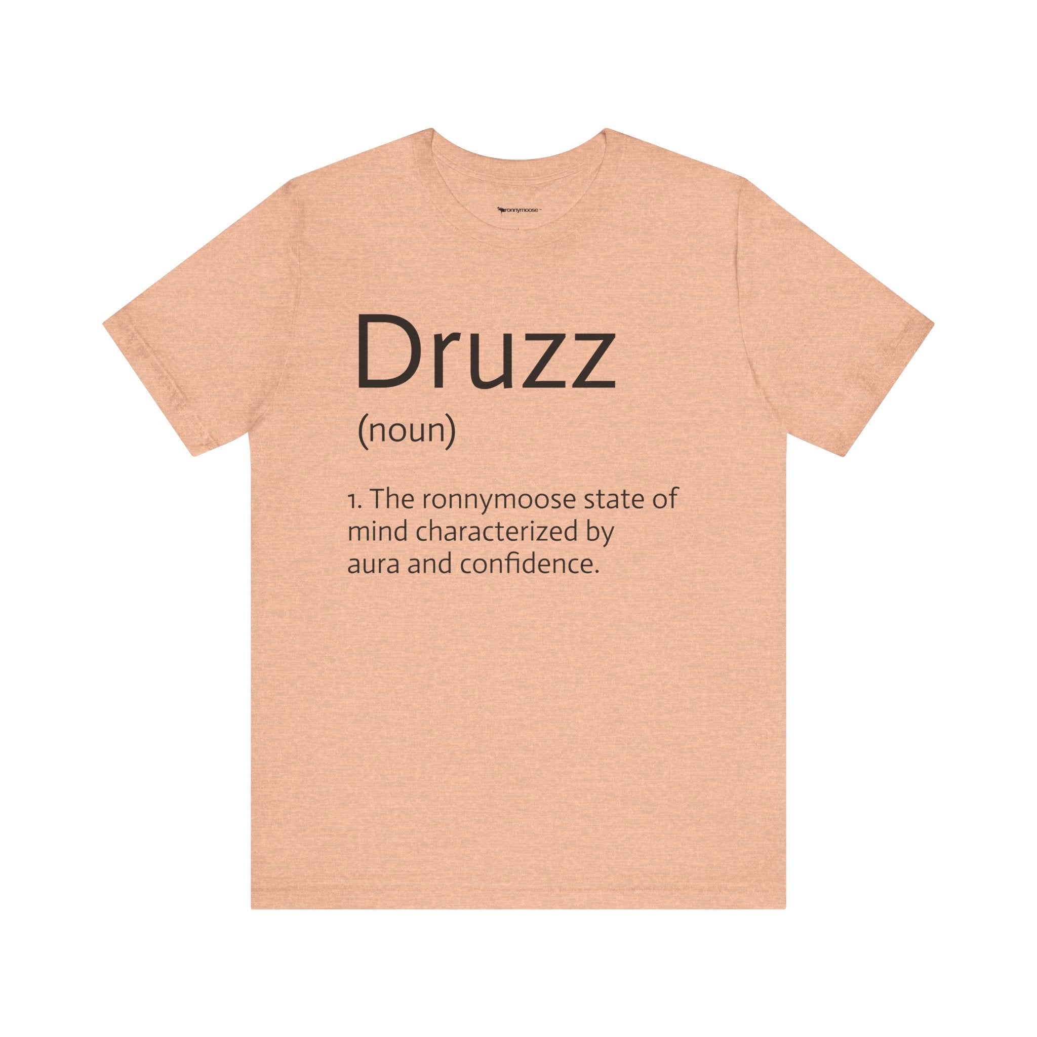 Druzz Definition T-Shirt — RonnyMoose Logo Graphic Tee