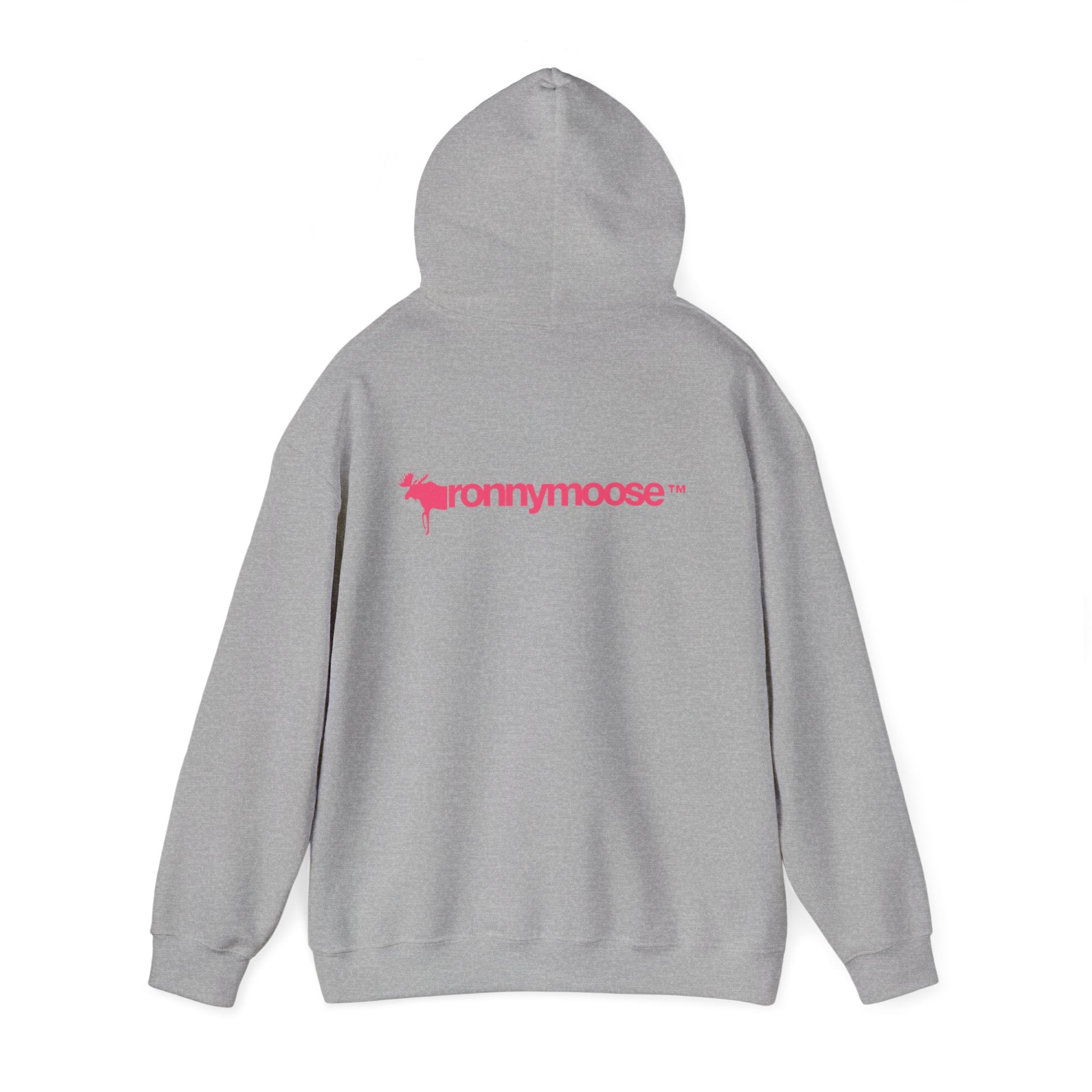 ronnymoose - pink logo hoodie