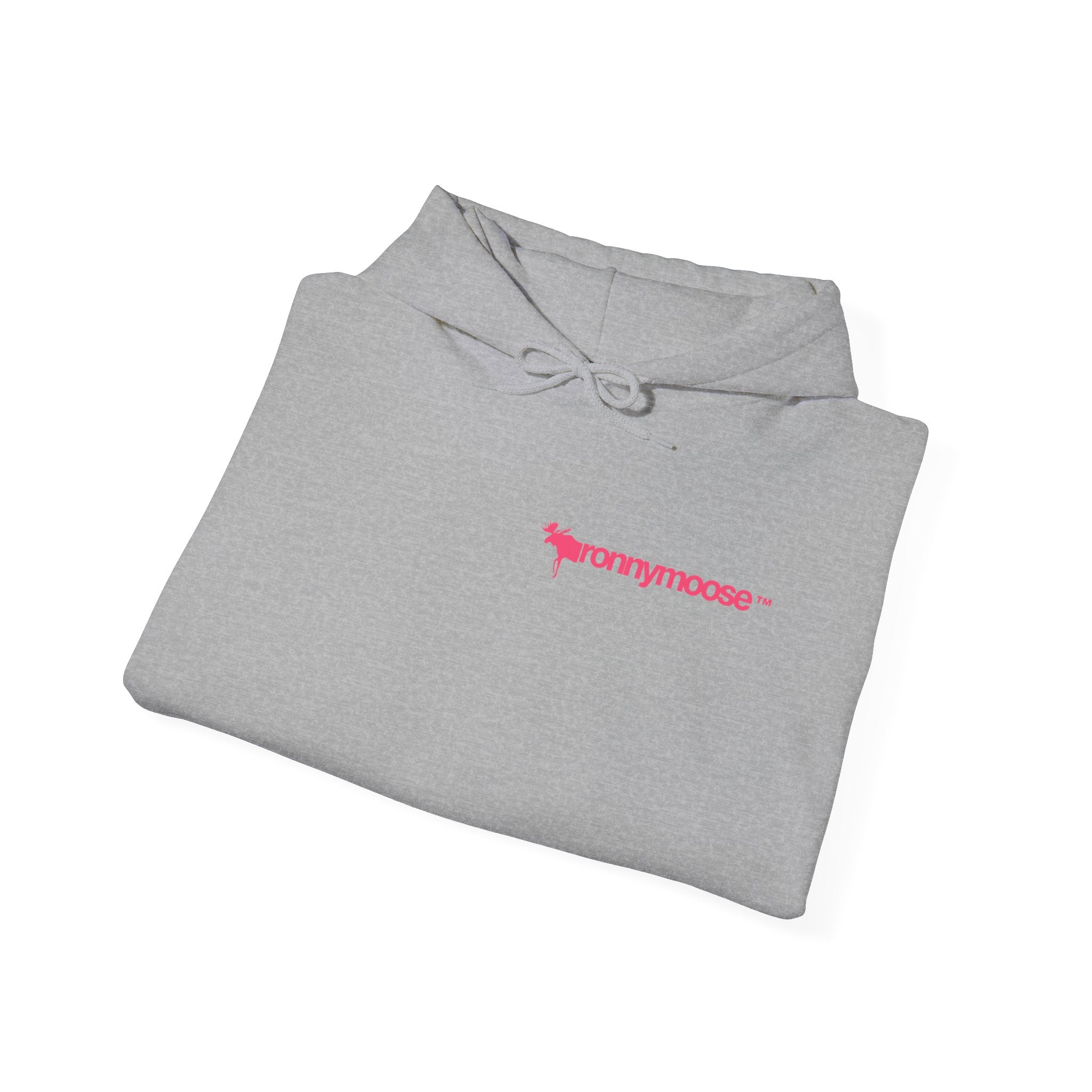 ronnymoose - pink logo hoodie