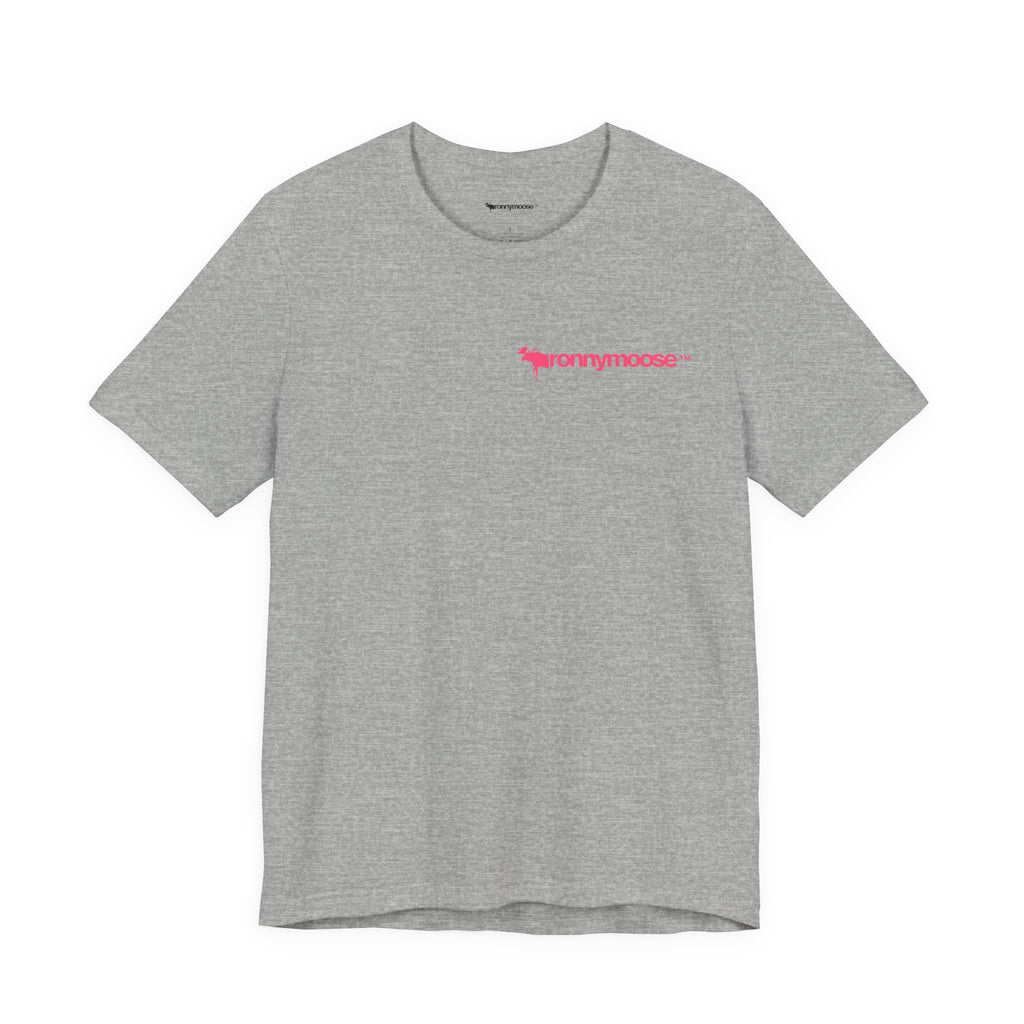 ronnymoose - pink logo tee