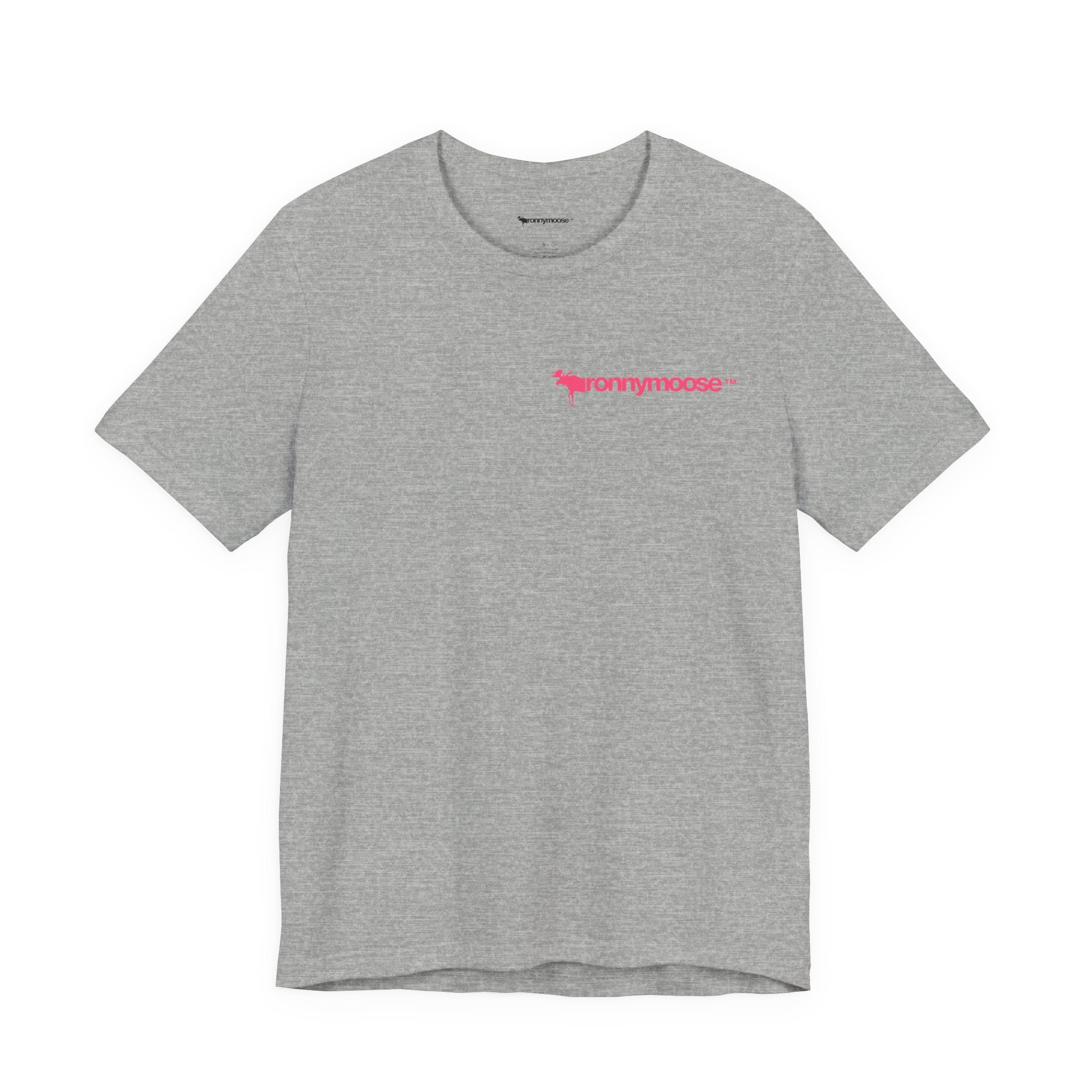 ronnymoose - pink logo tee