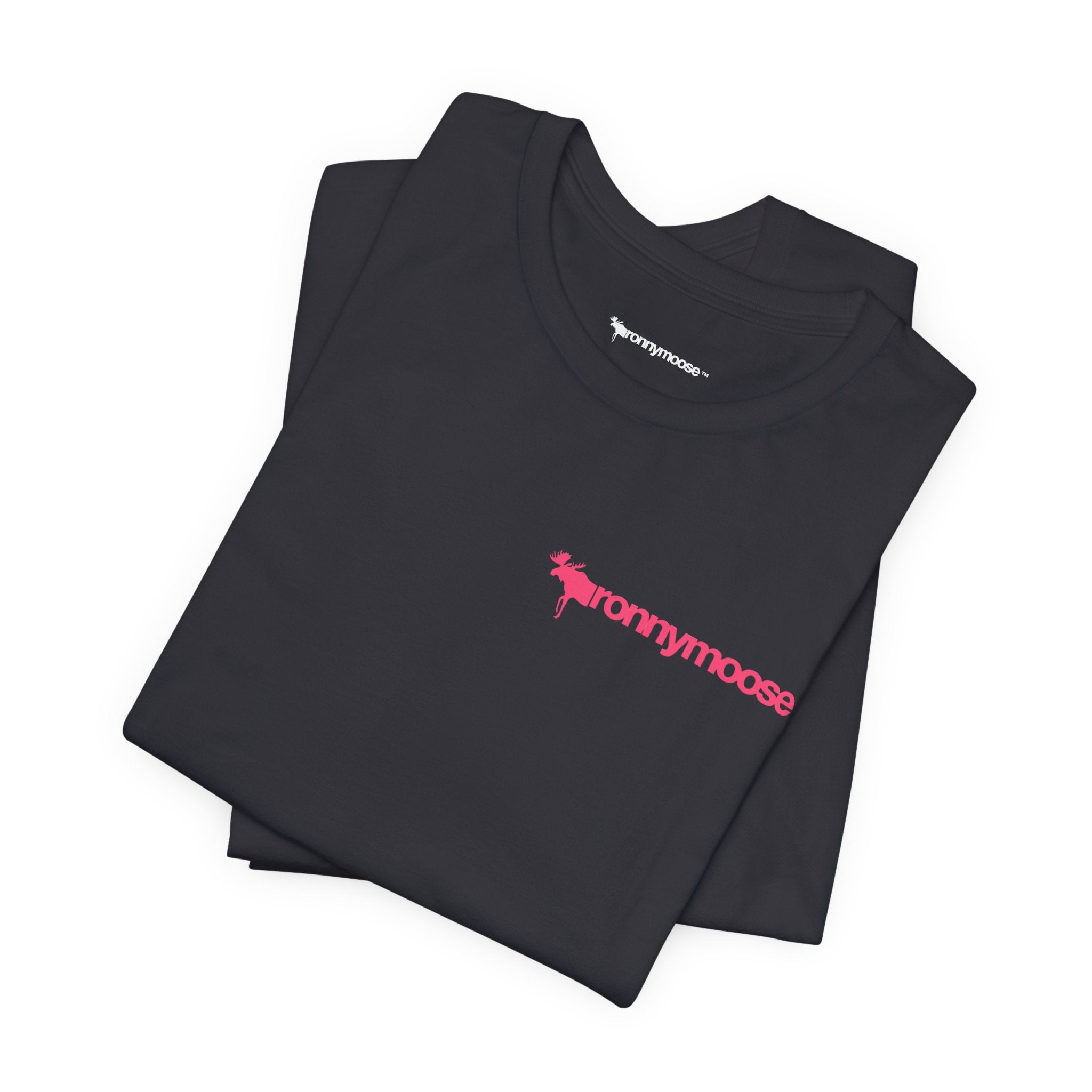 ronnymoose - pink logo tee