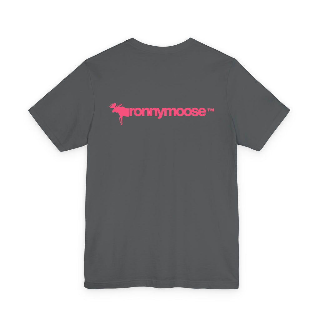 ronnymoose - pink logo tee