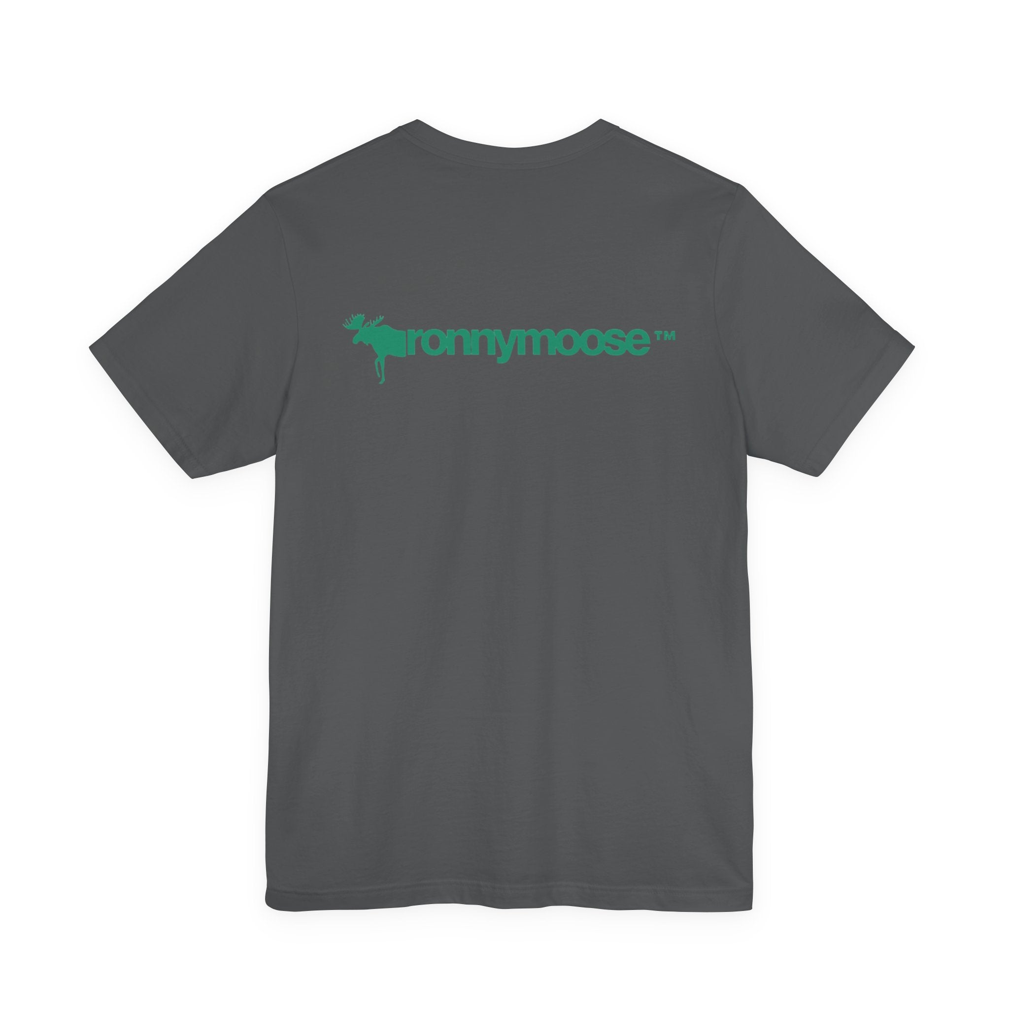 ronnymoose green logo tee