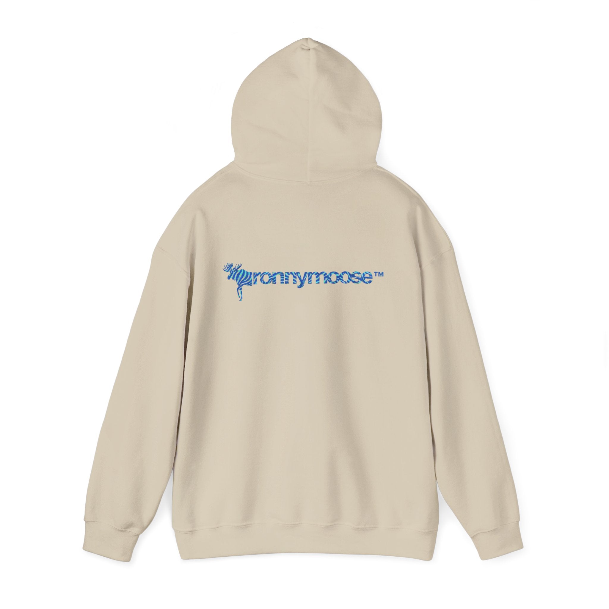 ronnymoose - blue zebra hoodie