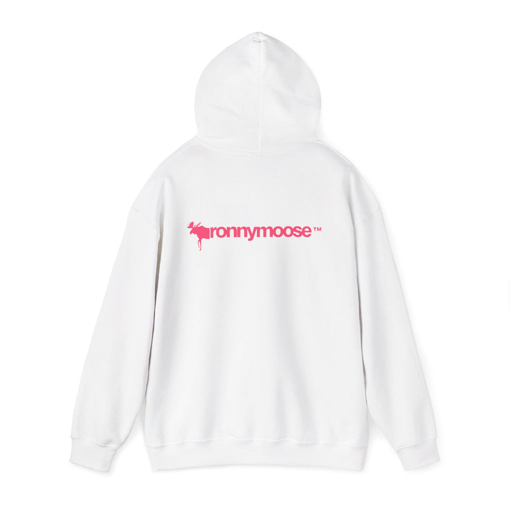 ronnymoose - pink logo hoodie