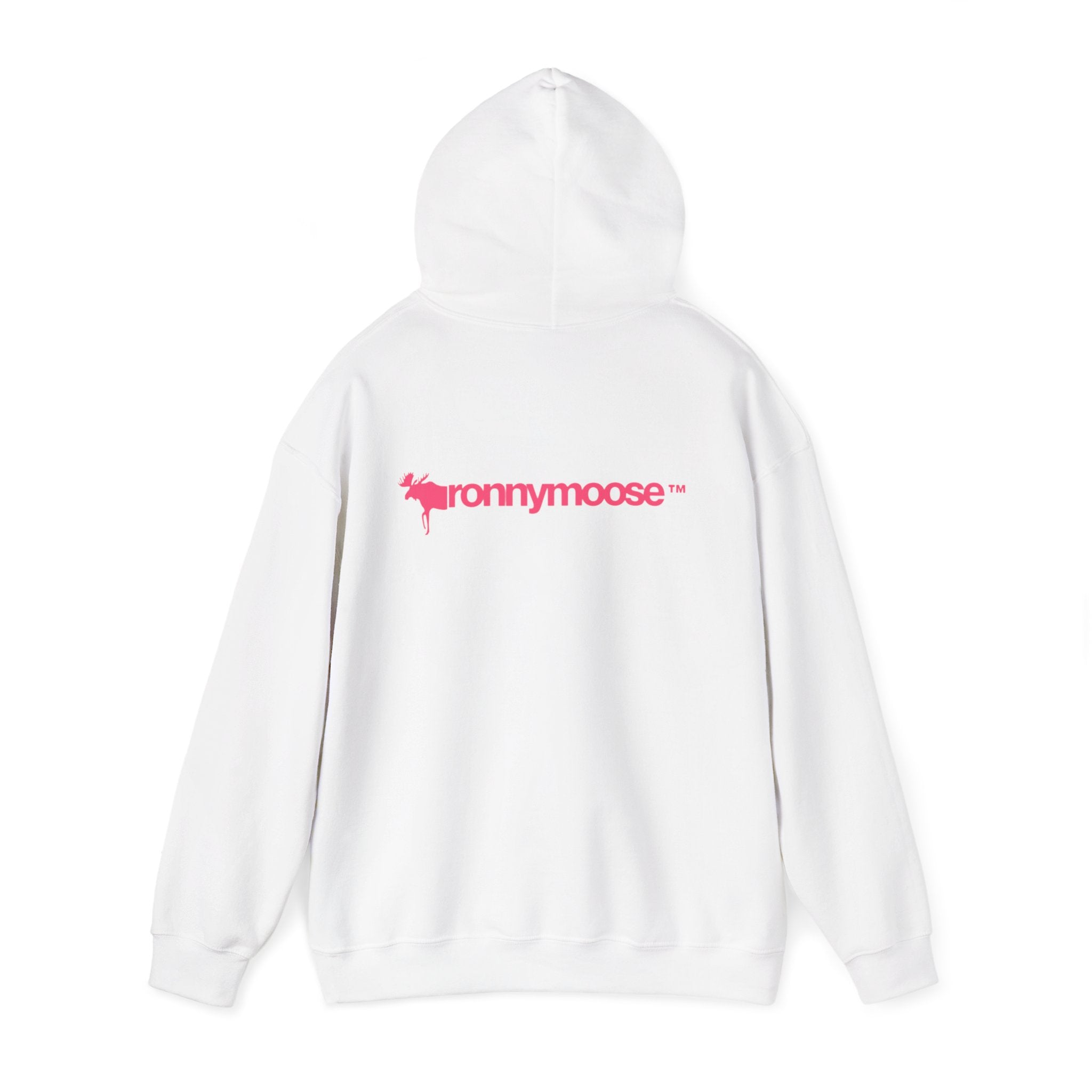 ronnymoose - pink logo hoodie