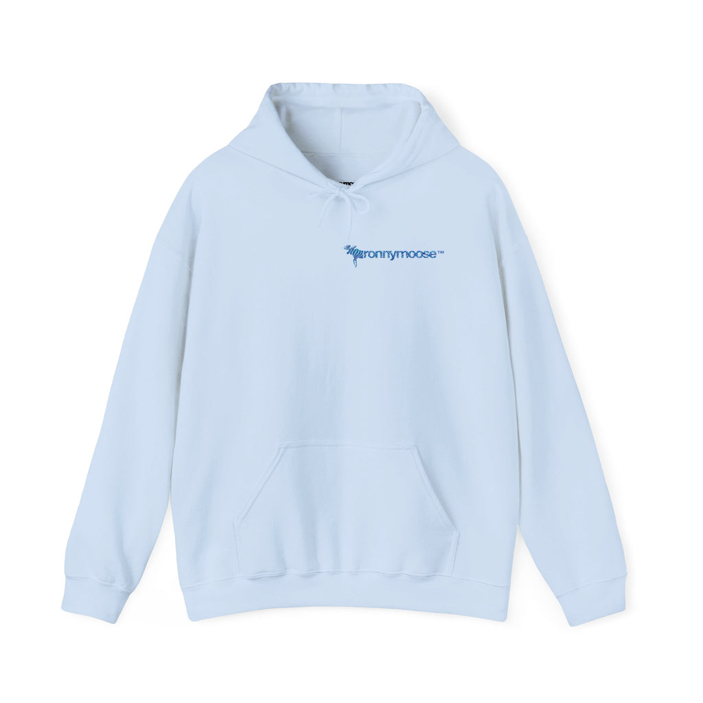 ronnymoose - blue zebra hoodie
