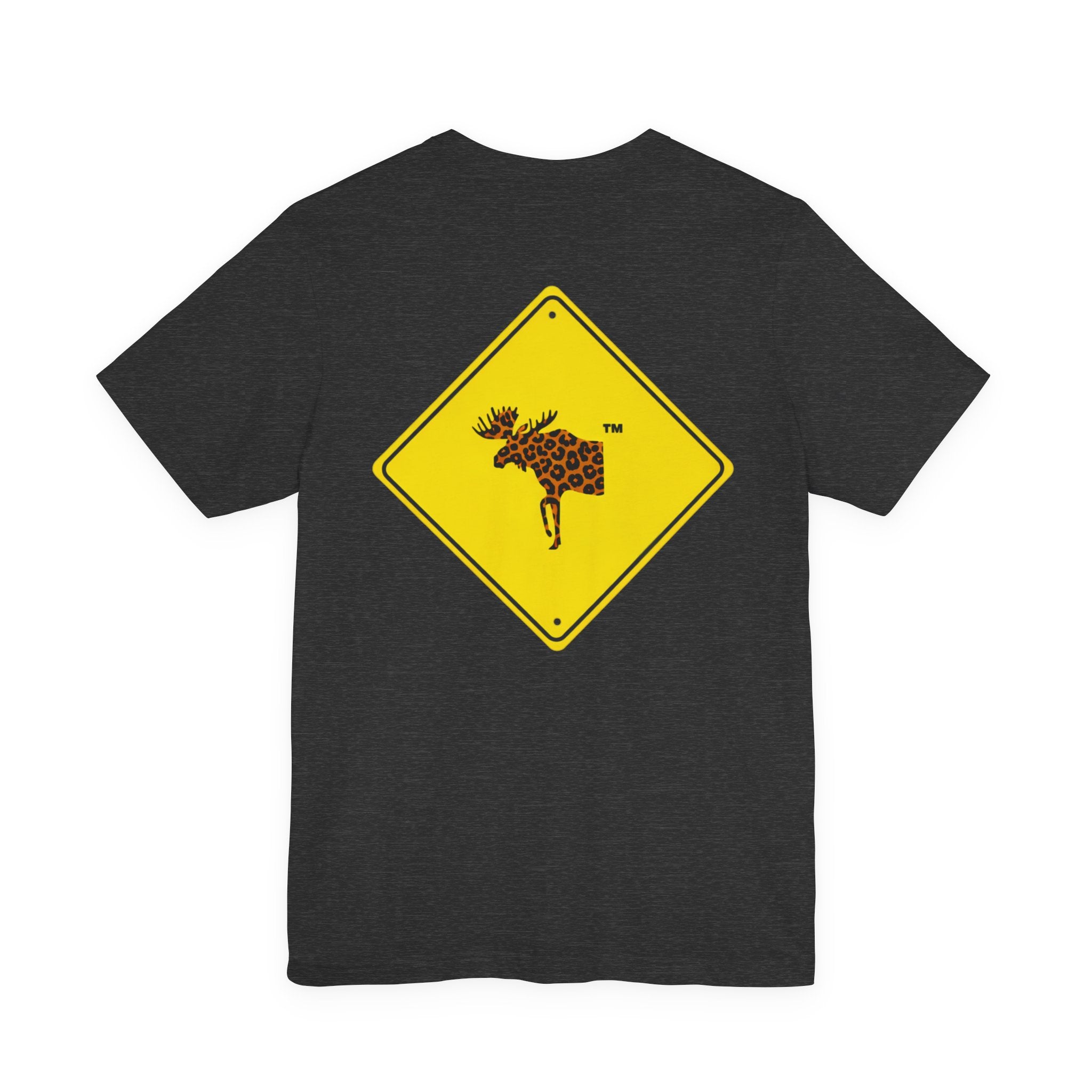 ronnymoose - leopard print moose sign tee