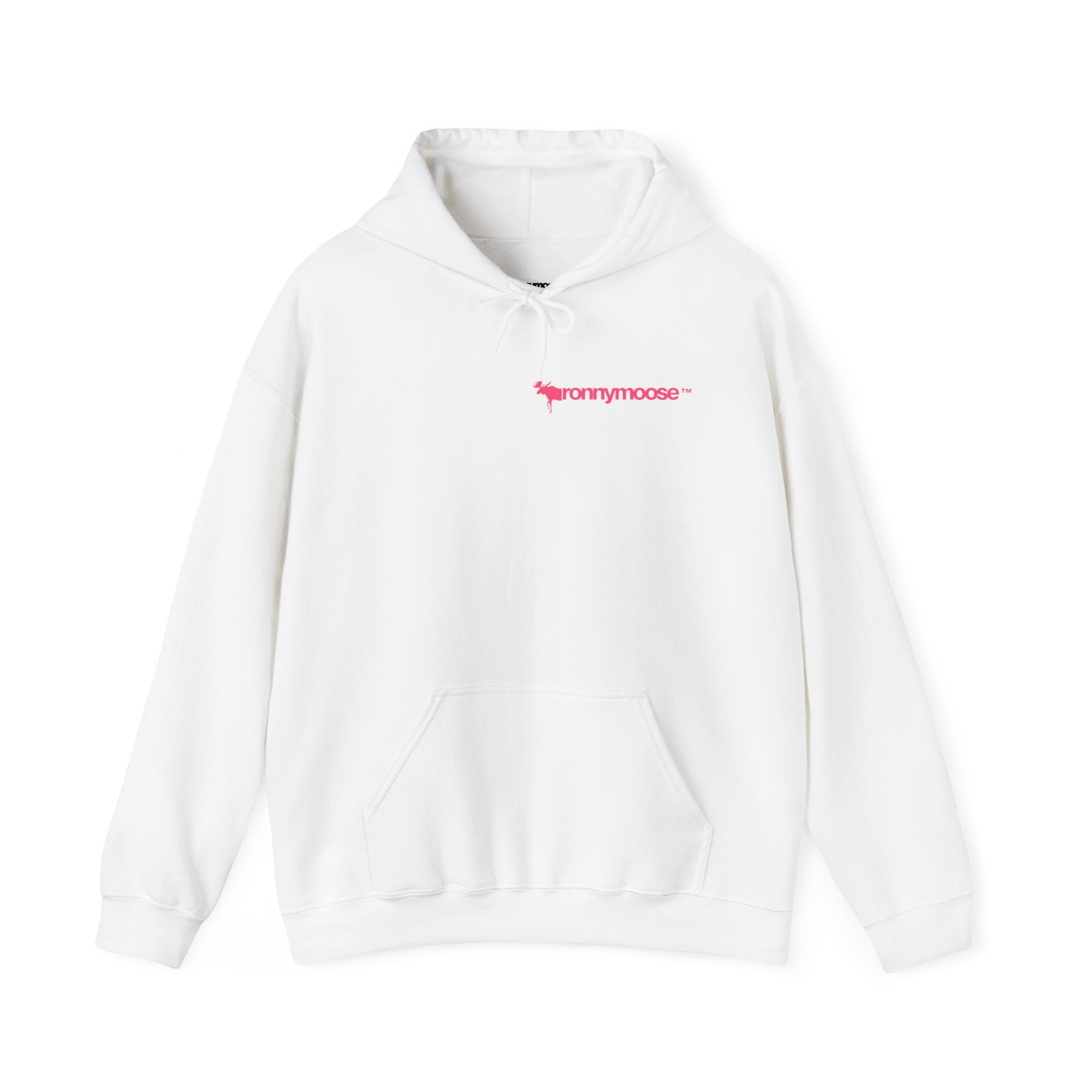 ronnymoose - pink logo hoodie