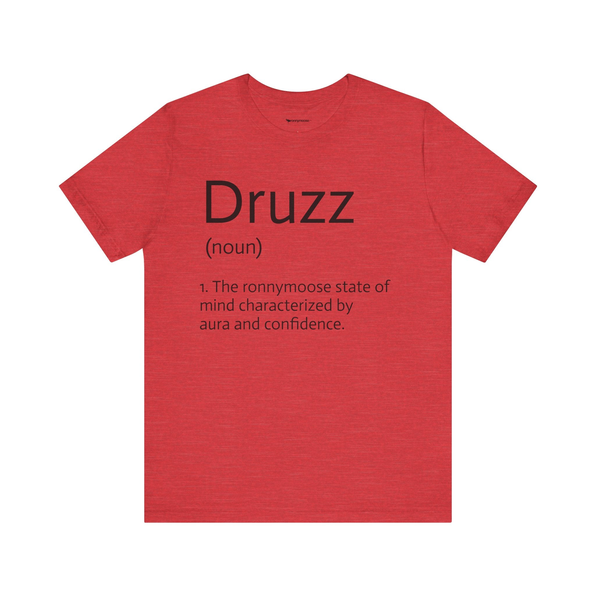 Druzz Definition T-Shirt — RonnyMoose Logo Graphic Tee
