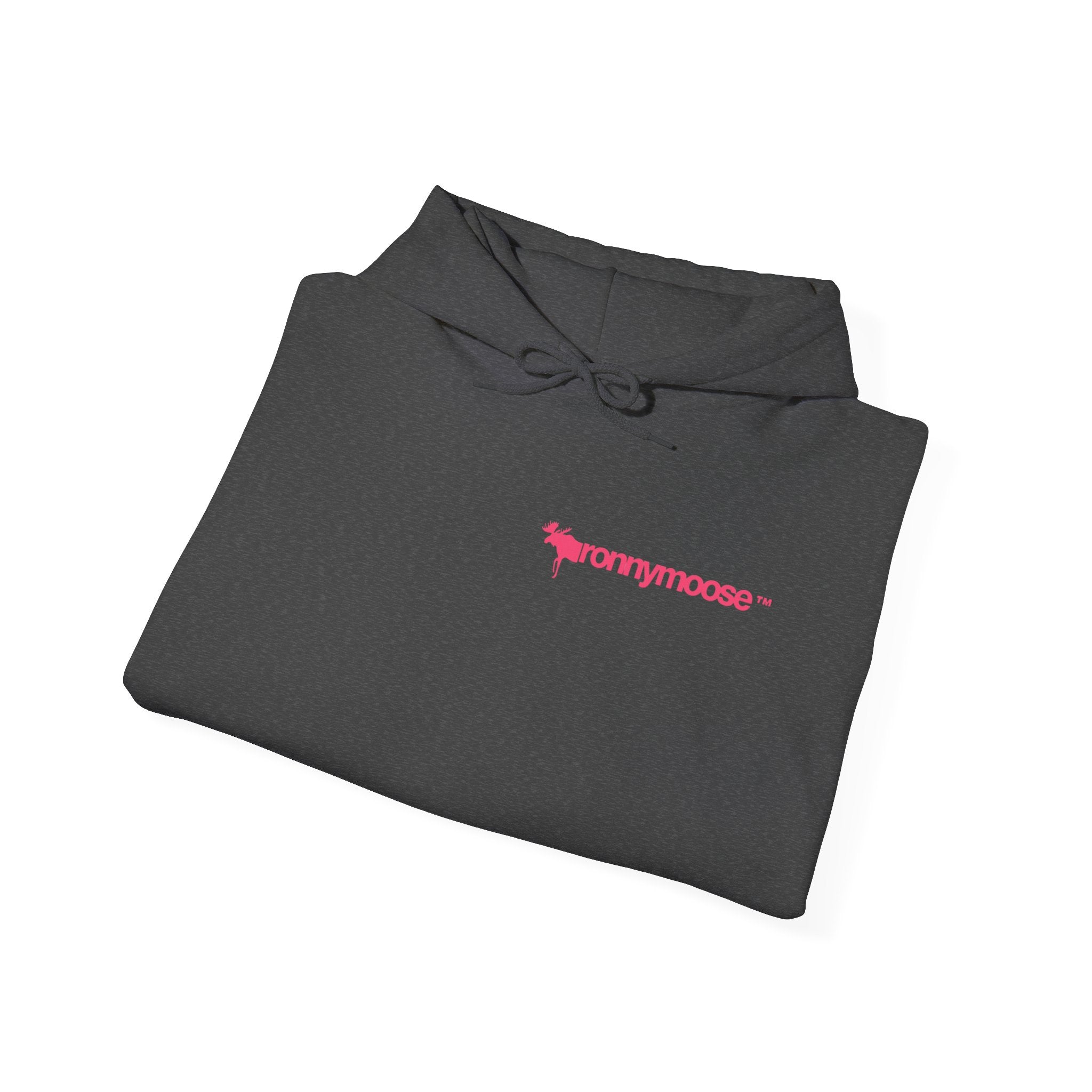 ronnymoose - pink logo hoodie