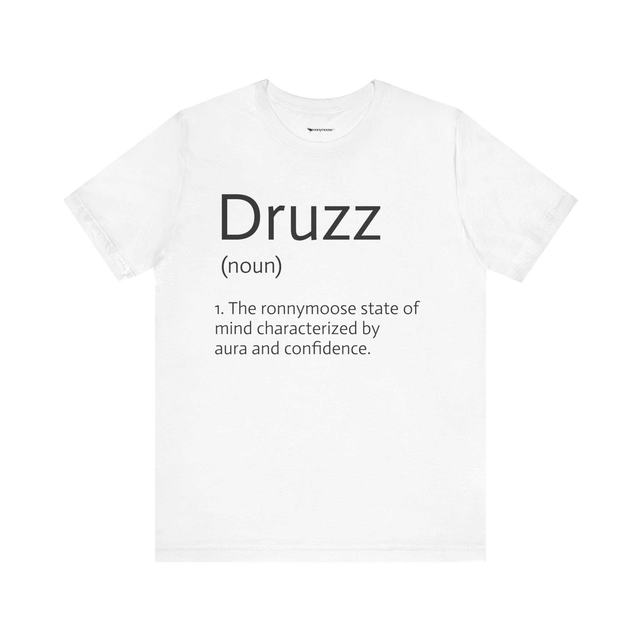 Druzz Definition T-Shirt — RonnyMoose Logo Graphic Tee