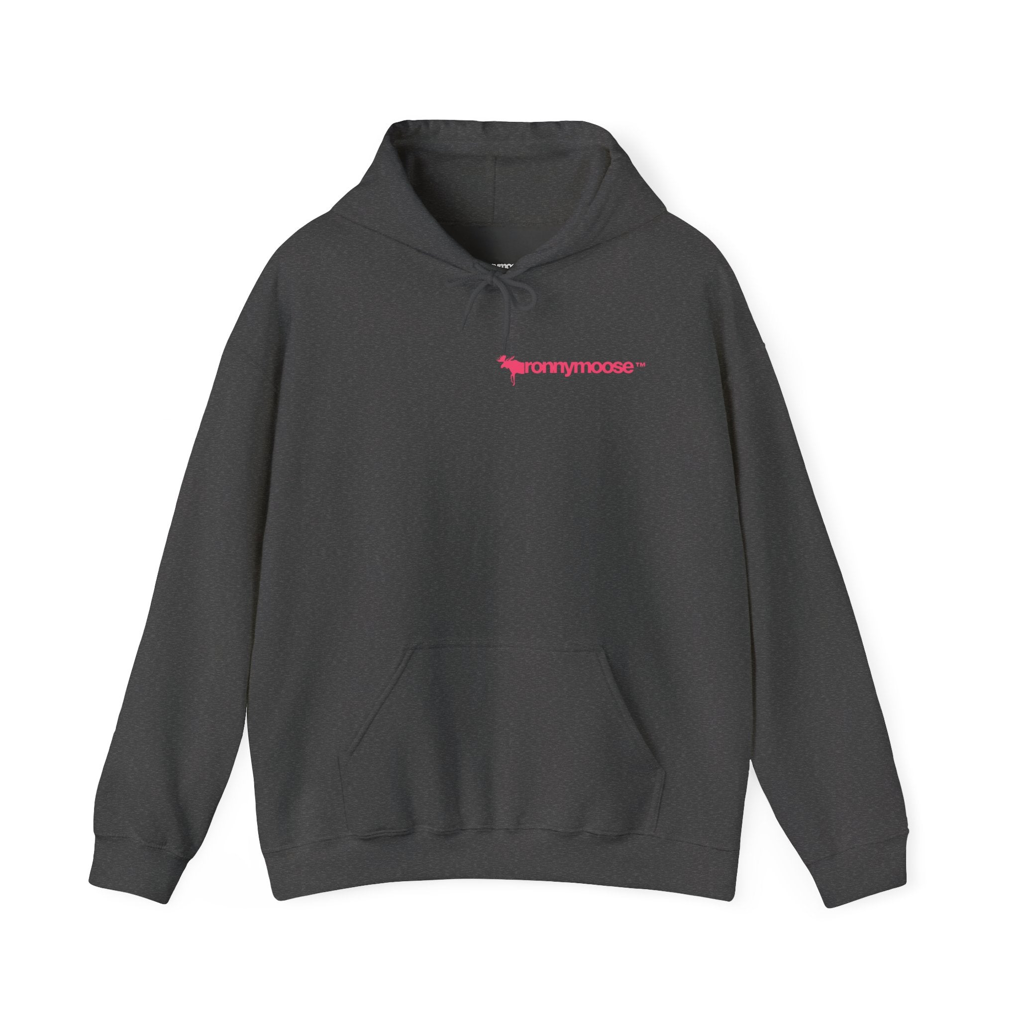 ronnymoose - pink logo hoodie