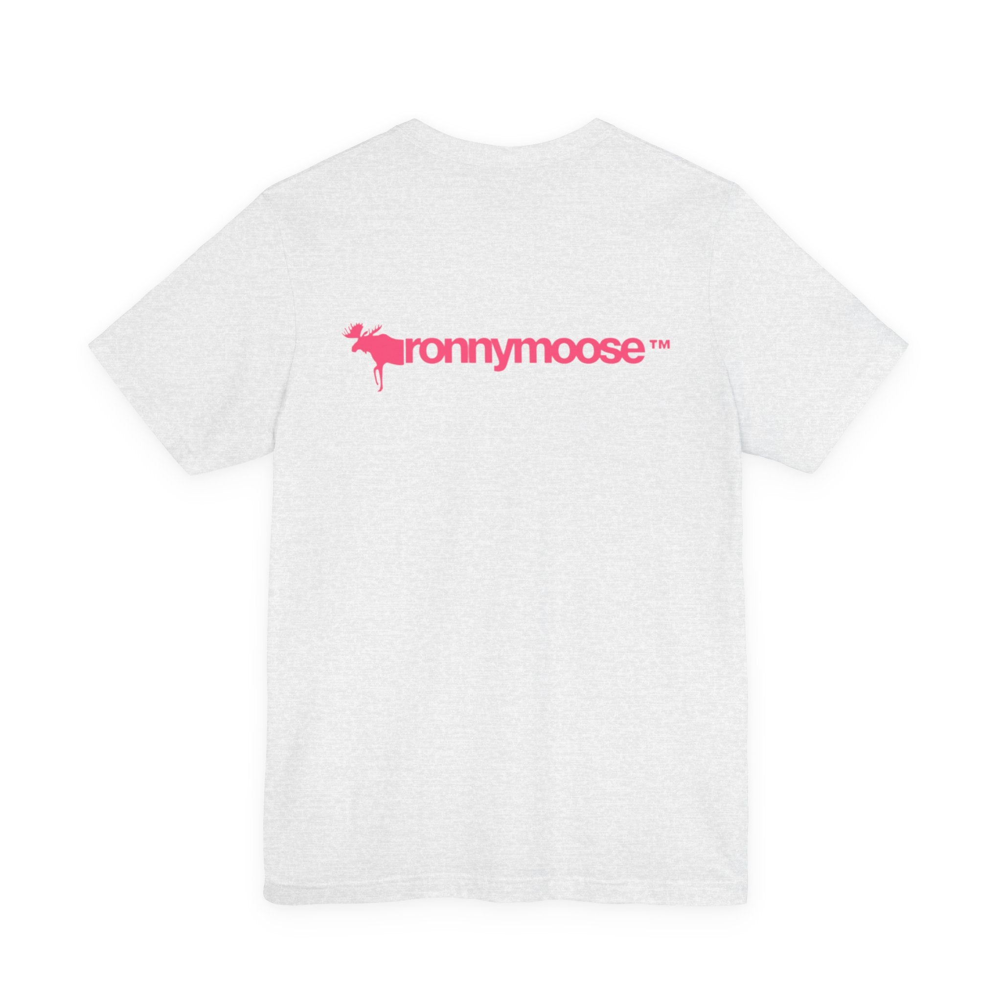 ronnymoose - pink logo tee